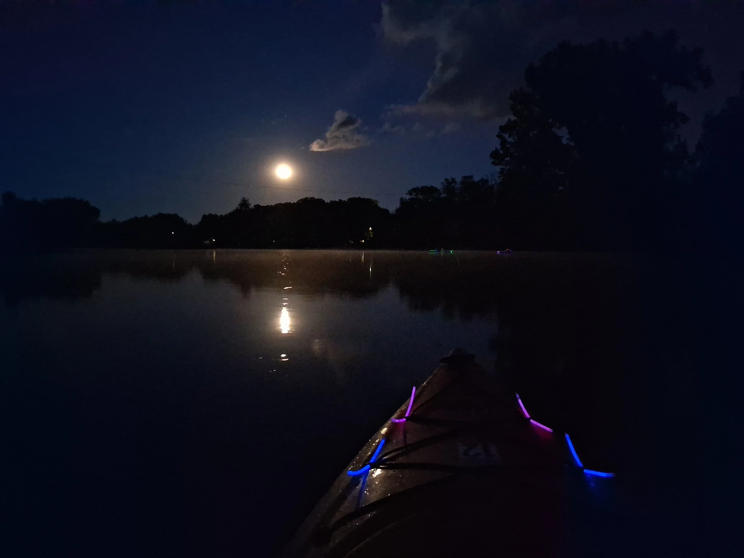 Moonlight Paddling at The Orange Community Boathouse (Copy)