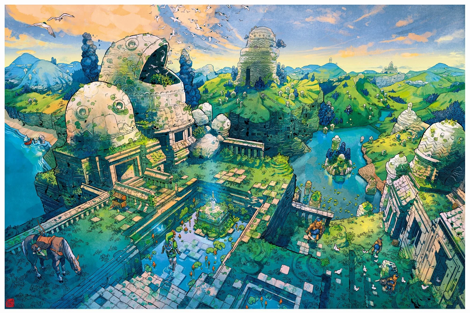 the legend of Zelda par Mathieu Bablet