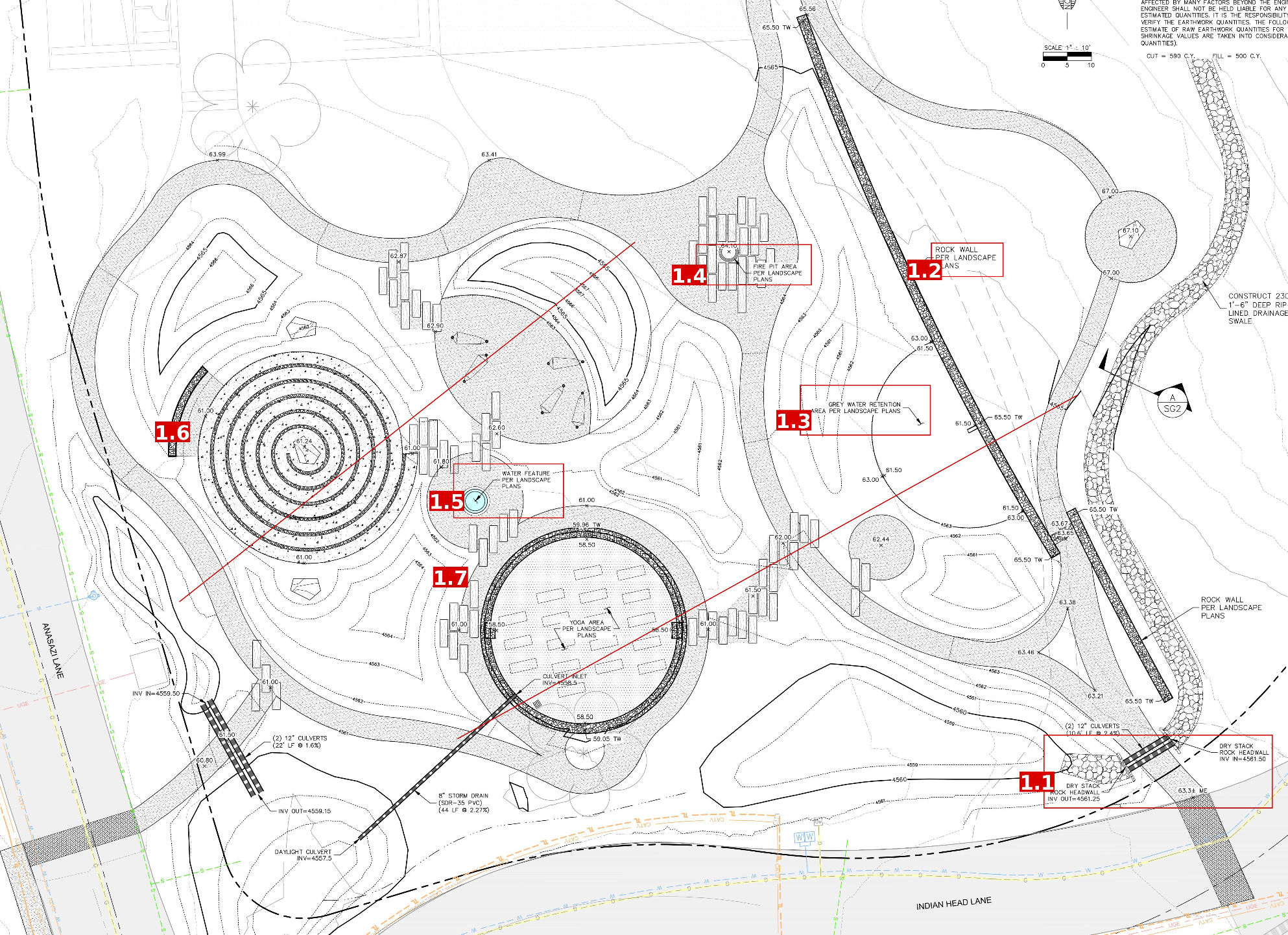 enchantment grading and drainage plan permits