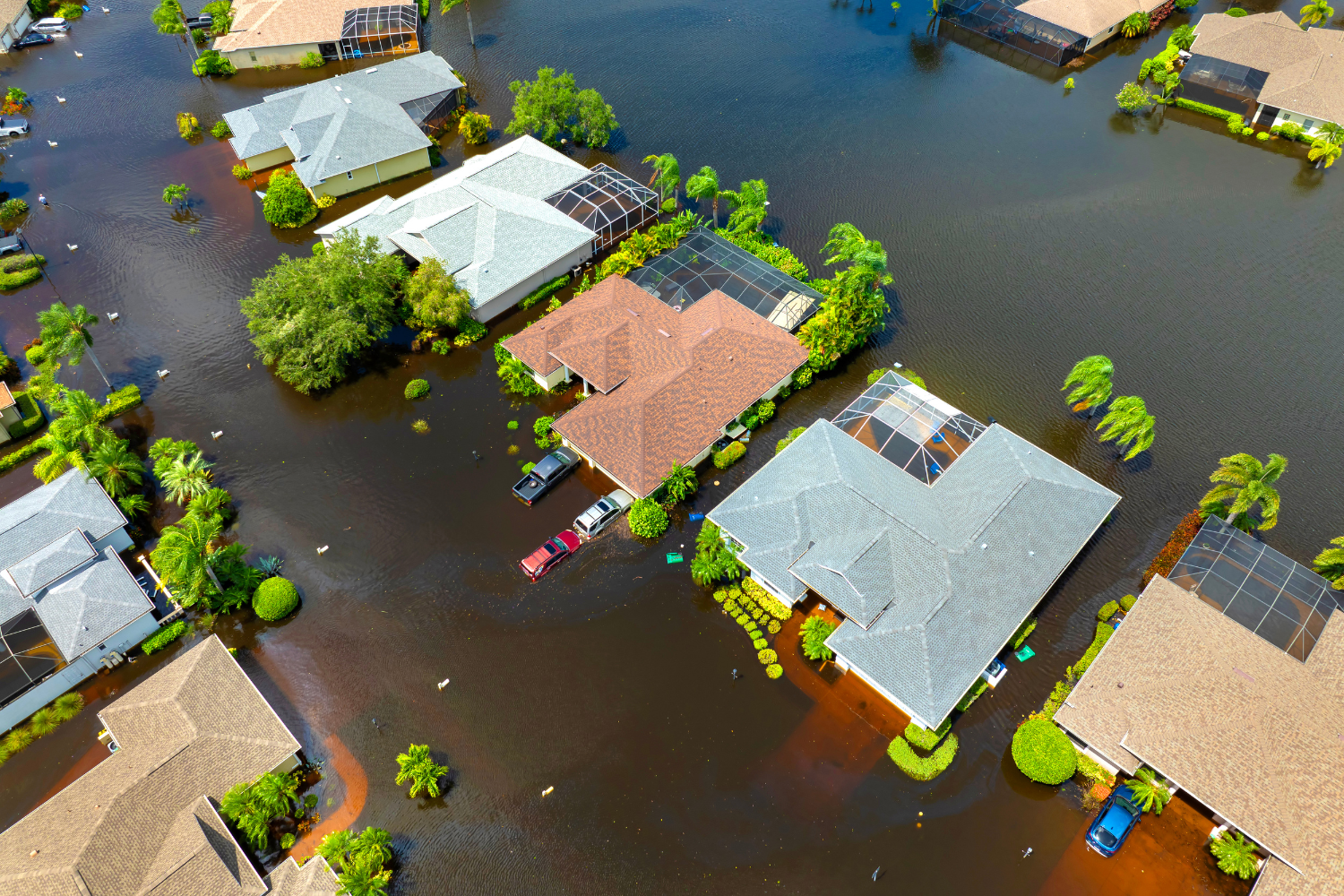 homes in a flood zone