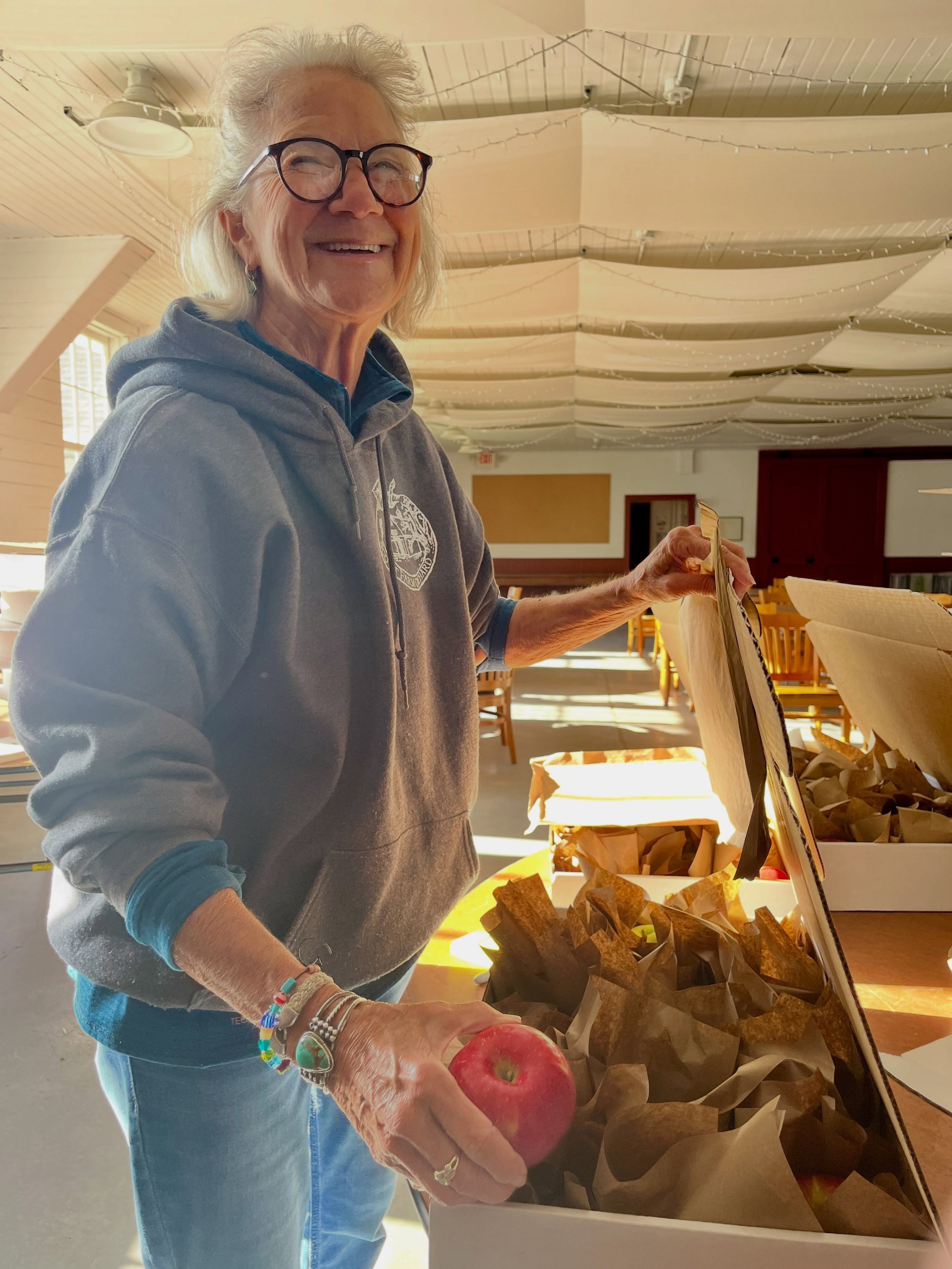 Sisters Kori and Lark were hard at work the last couple of days, packing over 60 boxes for this week&rsquo;s shipment of heirloom apple gift boxes.

Apple gift boxes are now available! Now through Thanksgiving, you can get apples shipped to you almos