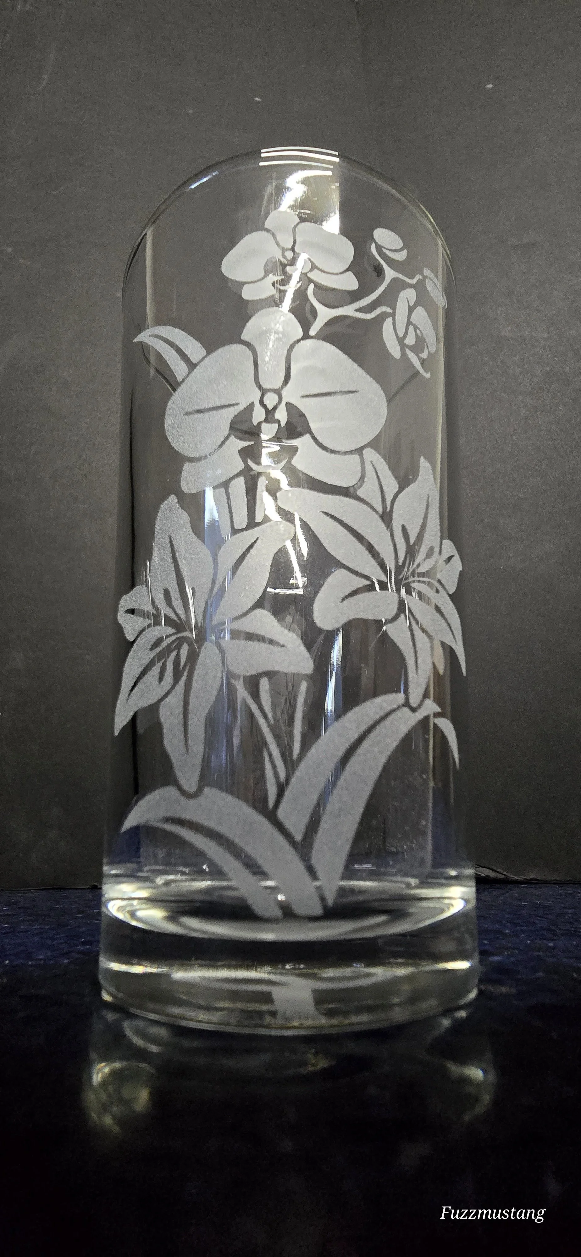 Orchid among the lilies 