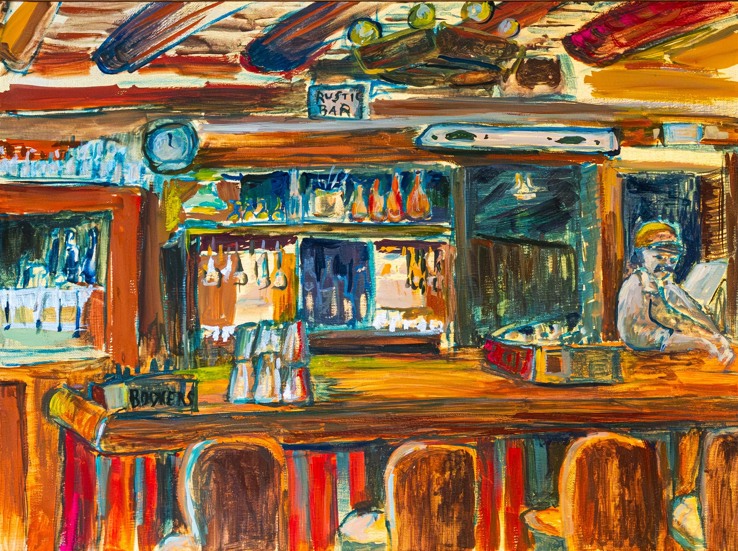 Rustic Lounge | Gouache | 11"x14" | 2025