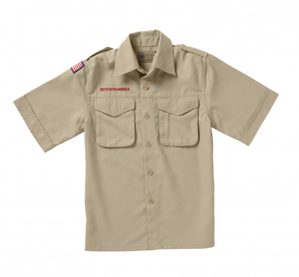 Scouts BSA Uniform Short Sleeve or Long Sleeve Shirt, Youth — DE SOTO AREA  COUNCIL