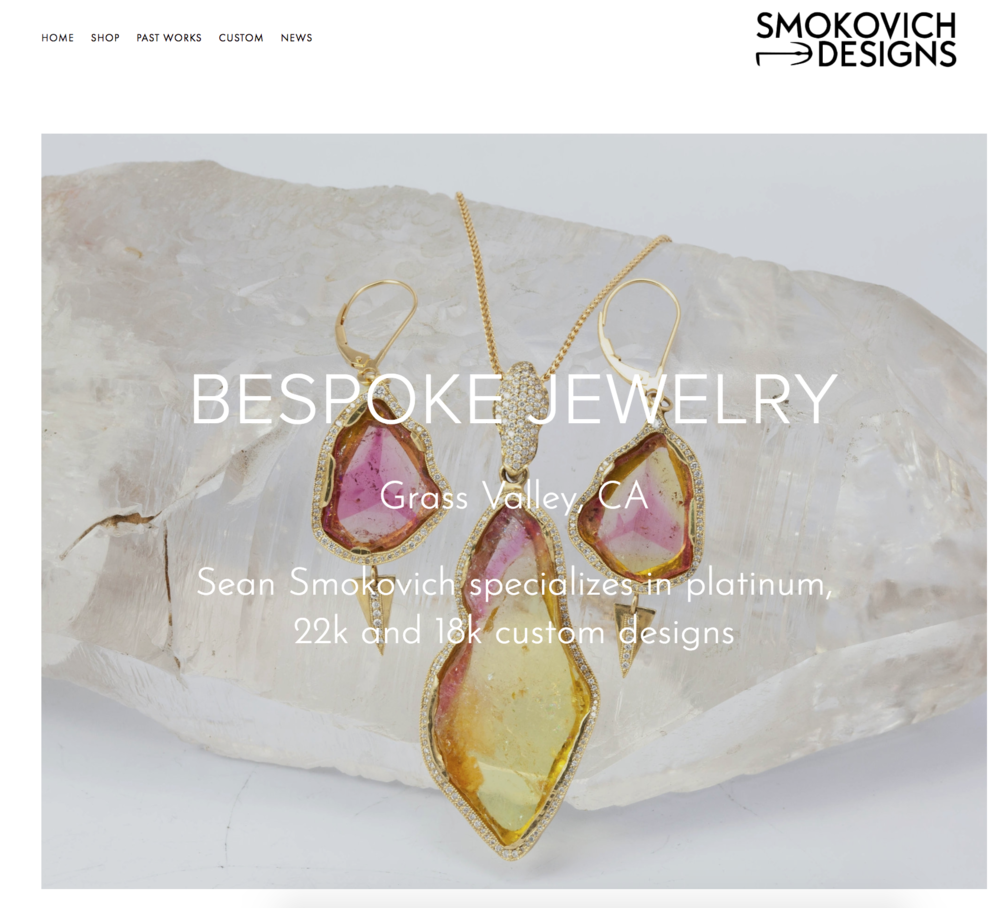 smokovichdesigns.com | jewelry e-commerce