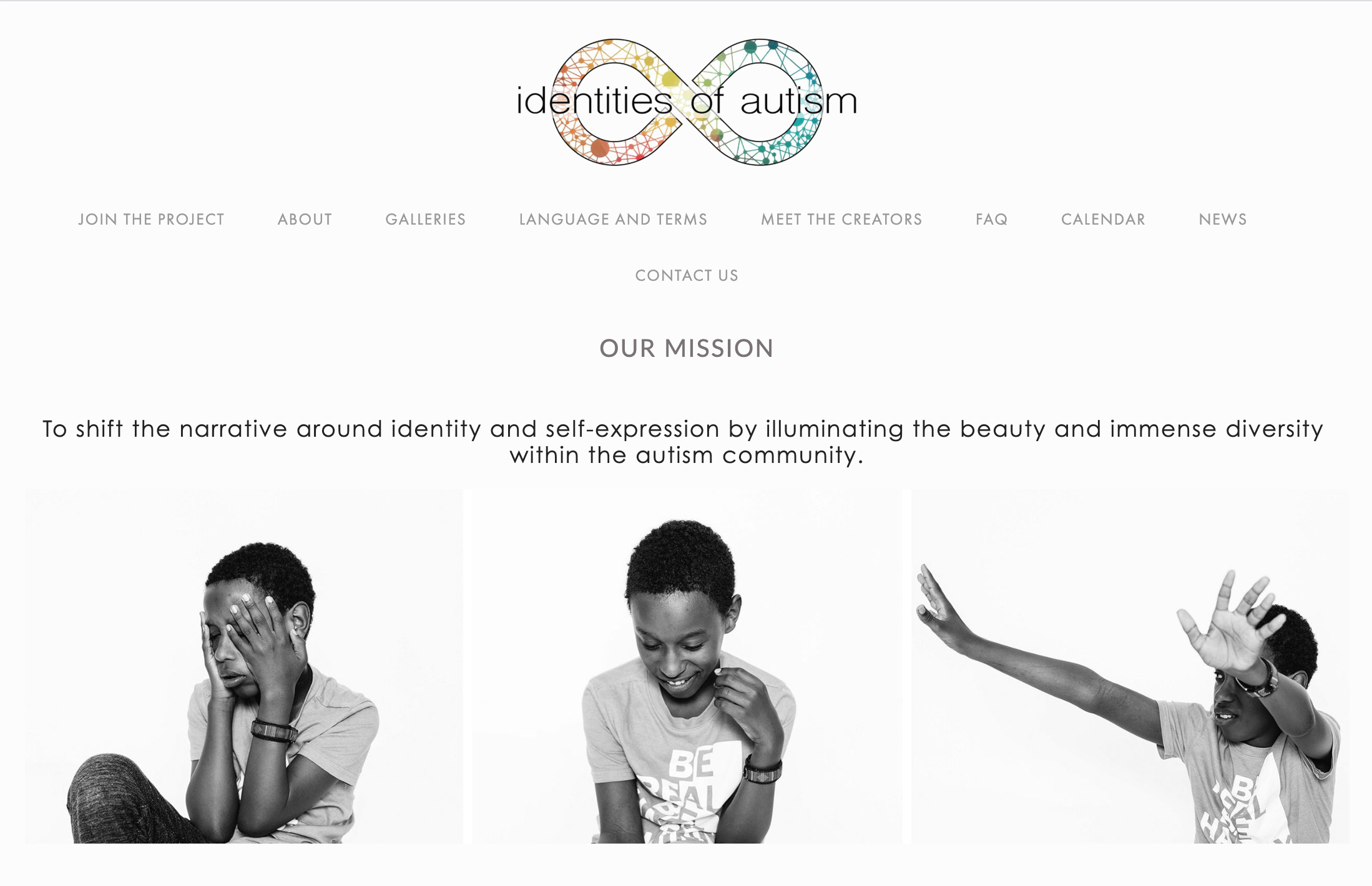 identitiesofautism.com | photography portfolio