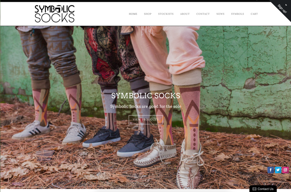 symbolicsocks.com | apparel e-commerce