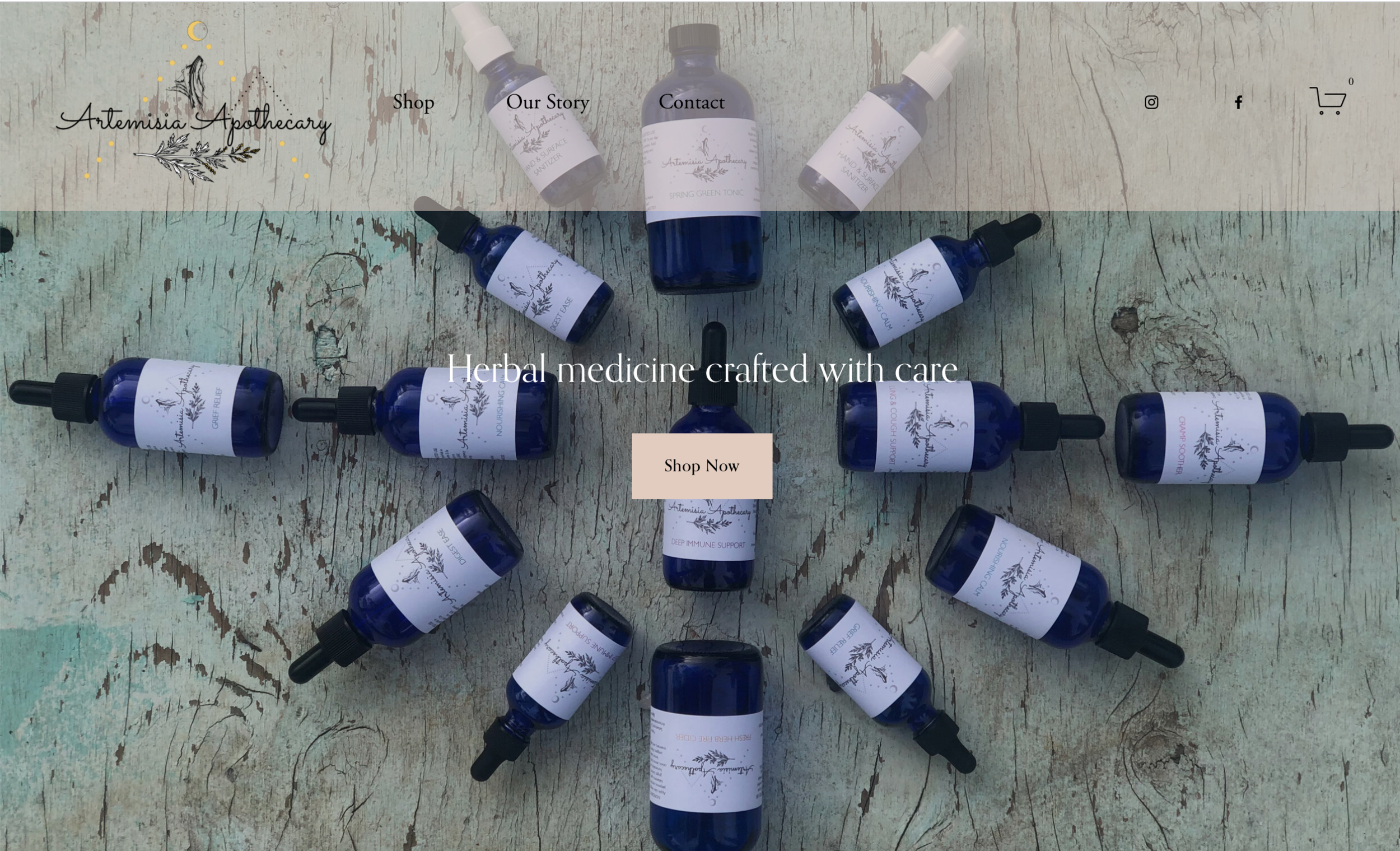 artemisiaapothecary.com | wellness e-commerce