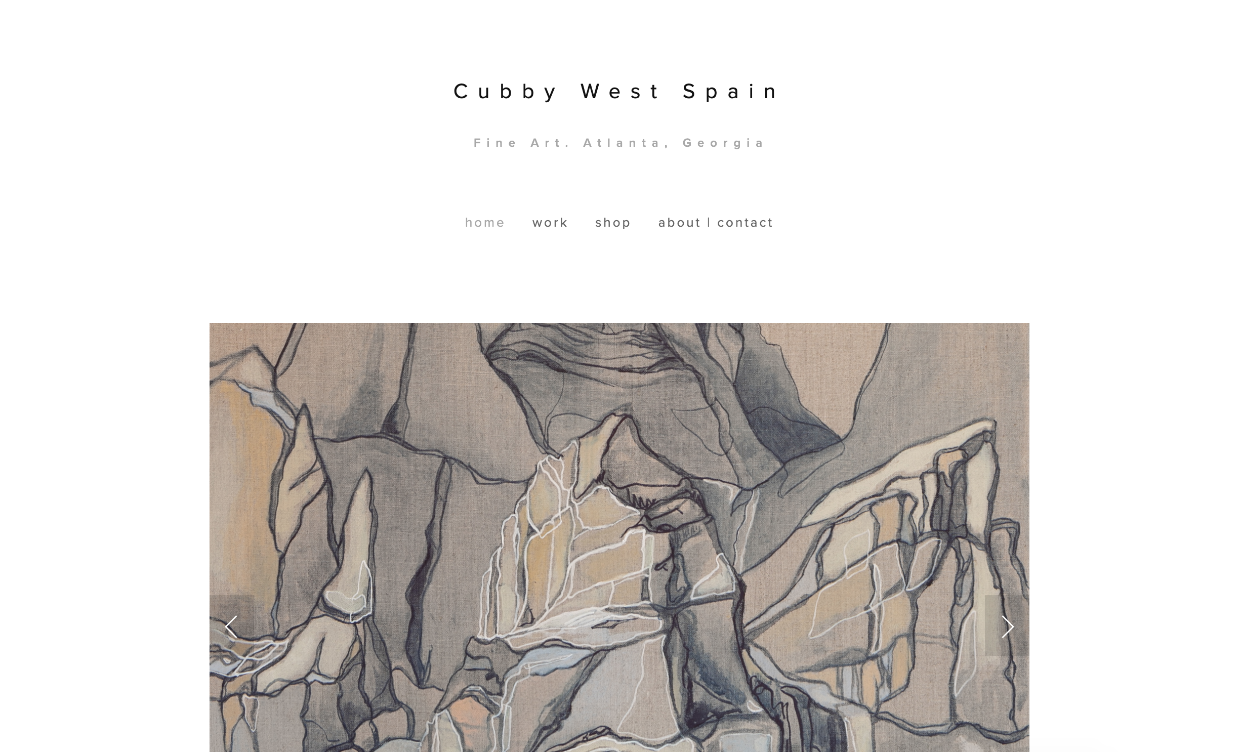cubbywestspain.com | artist e-commerce portfolio