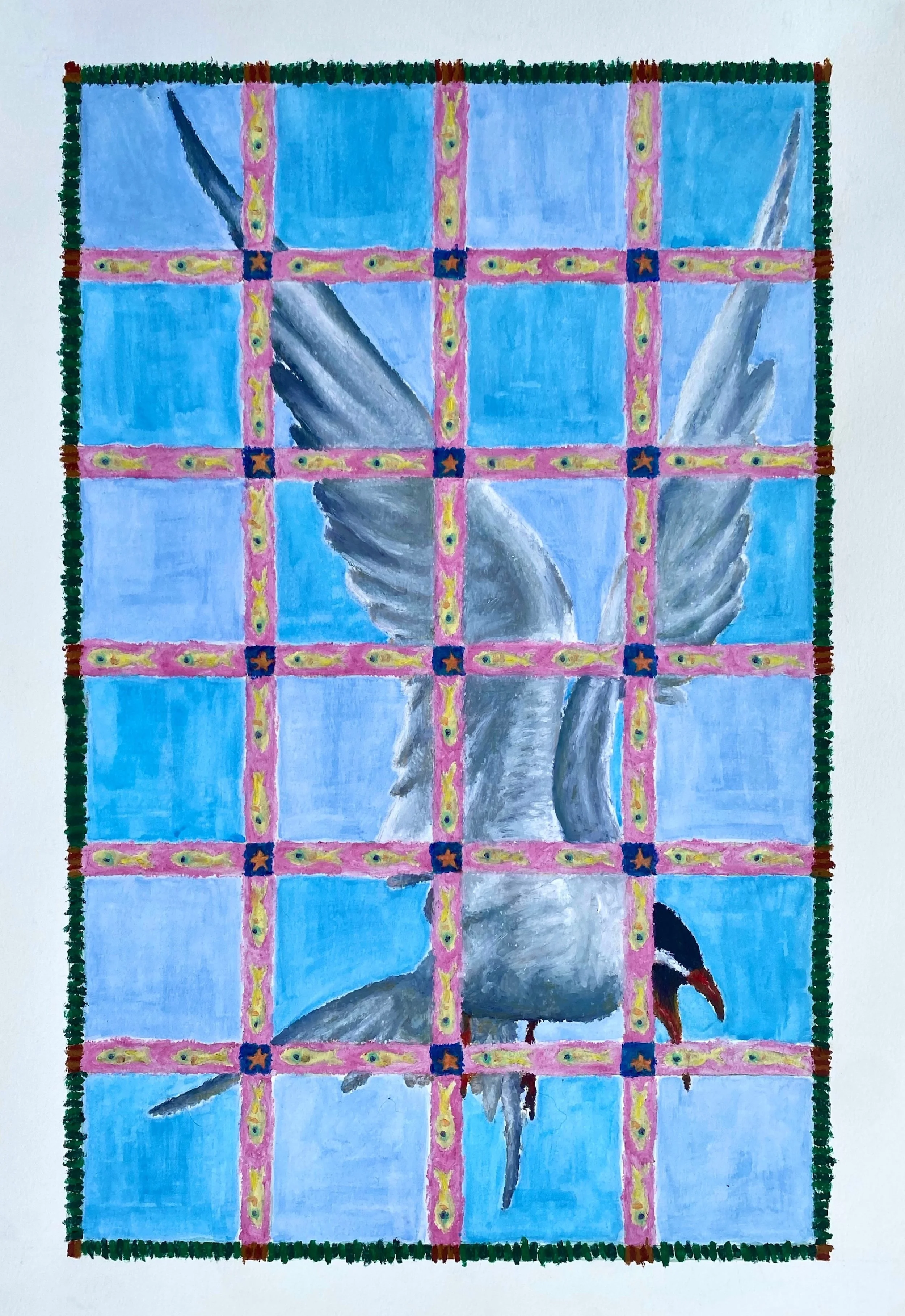 in flight