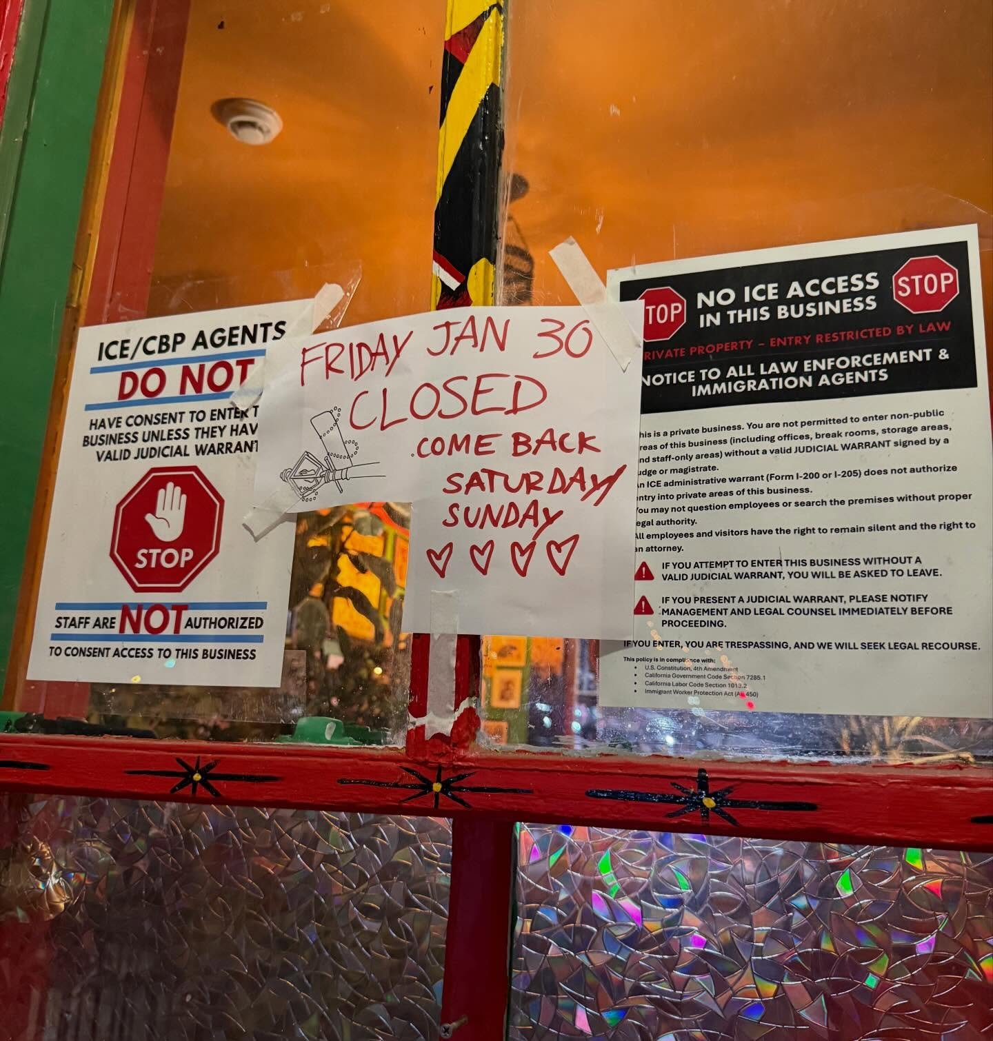 Closed Friday January 30th, come back this weekend! ❤️❤️