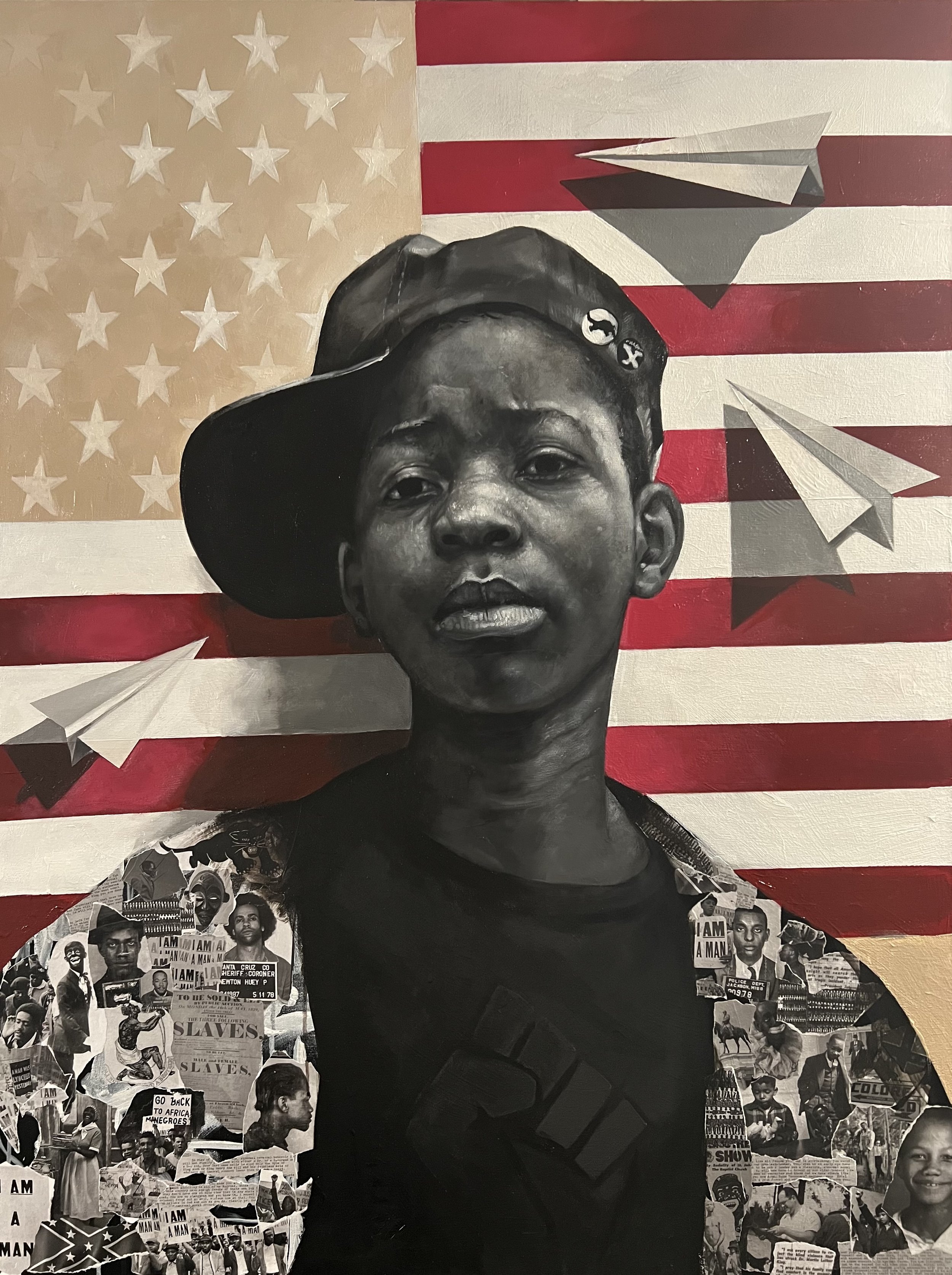 "Where We Land" (3ft. x 4ft.)