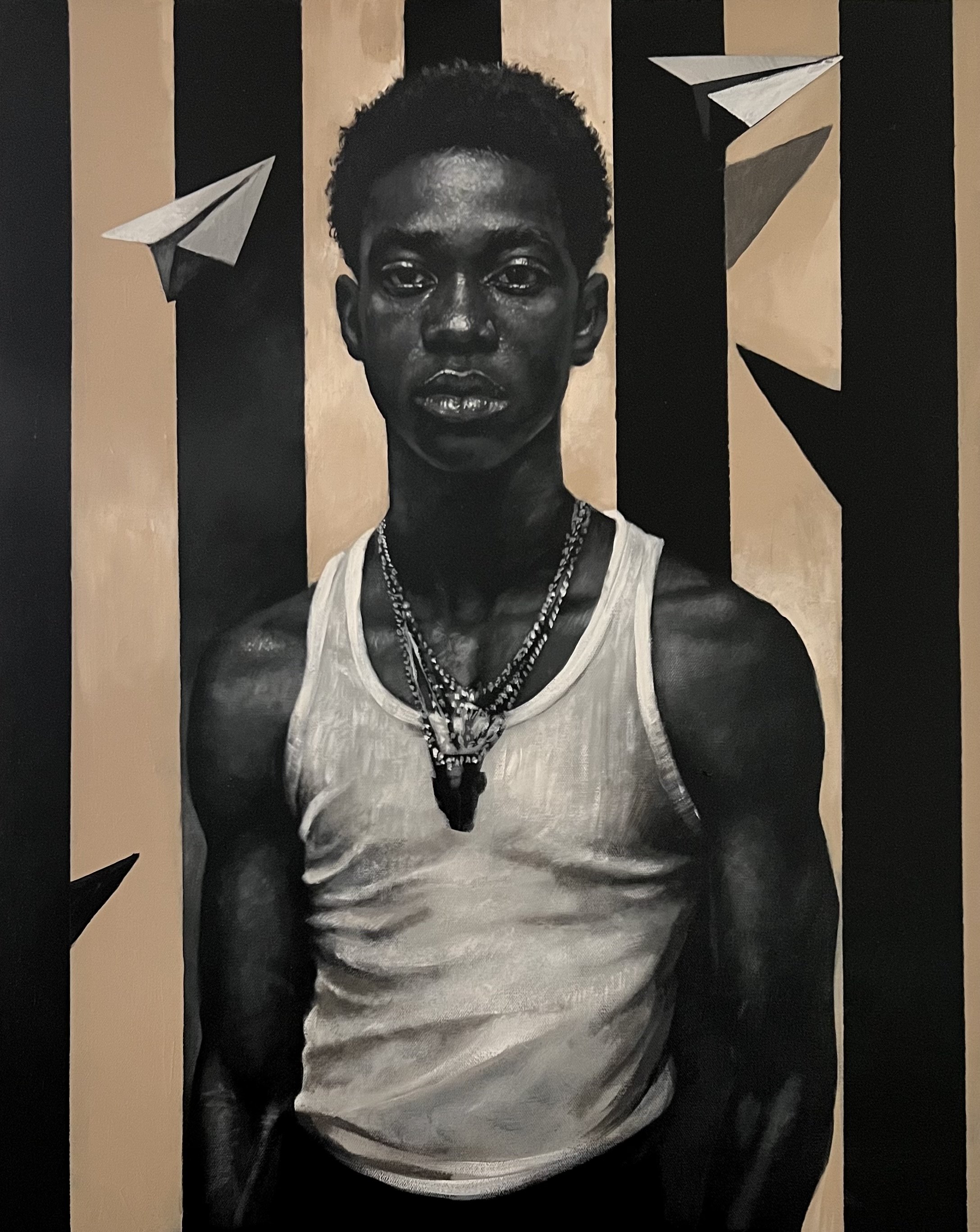 "Flight in Stillness" (24" x 30")