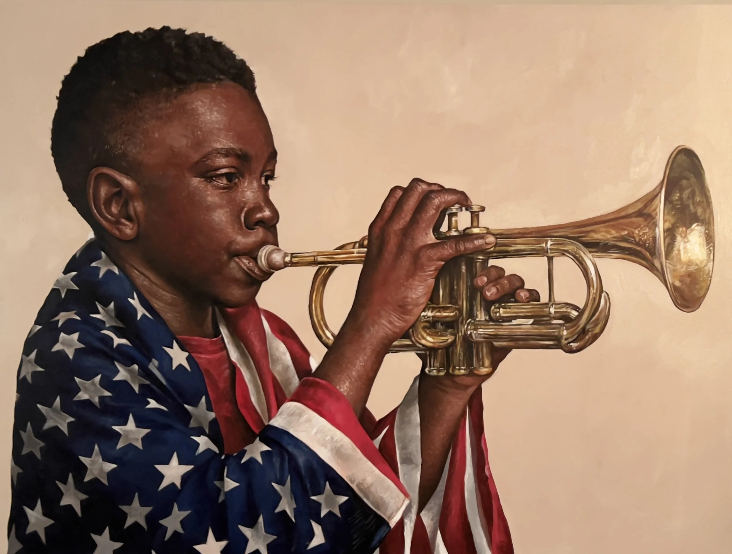 " A New Anthem" (36" x 48") acrylic on canvas