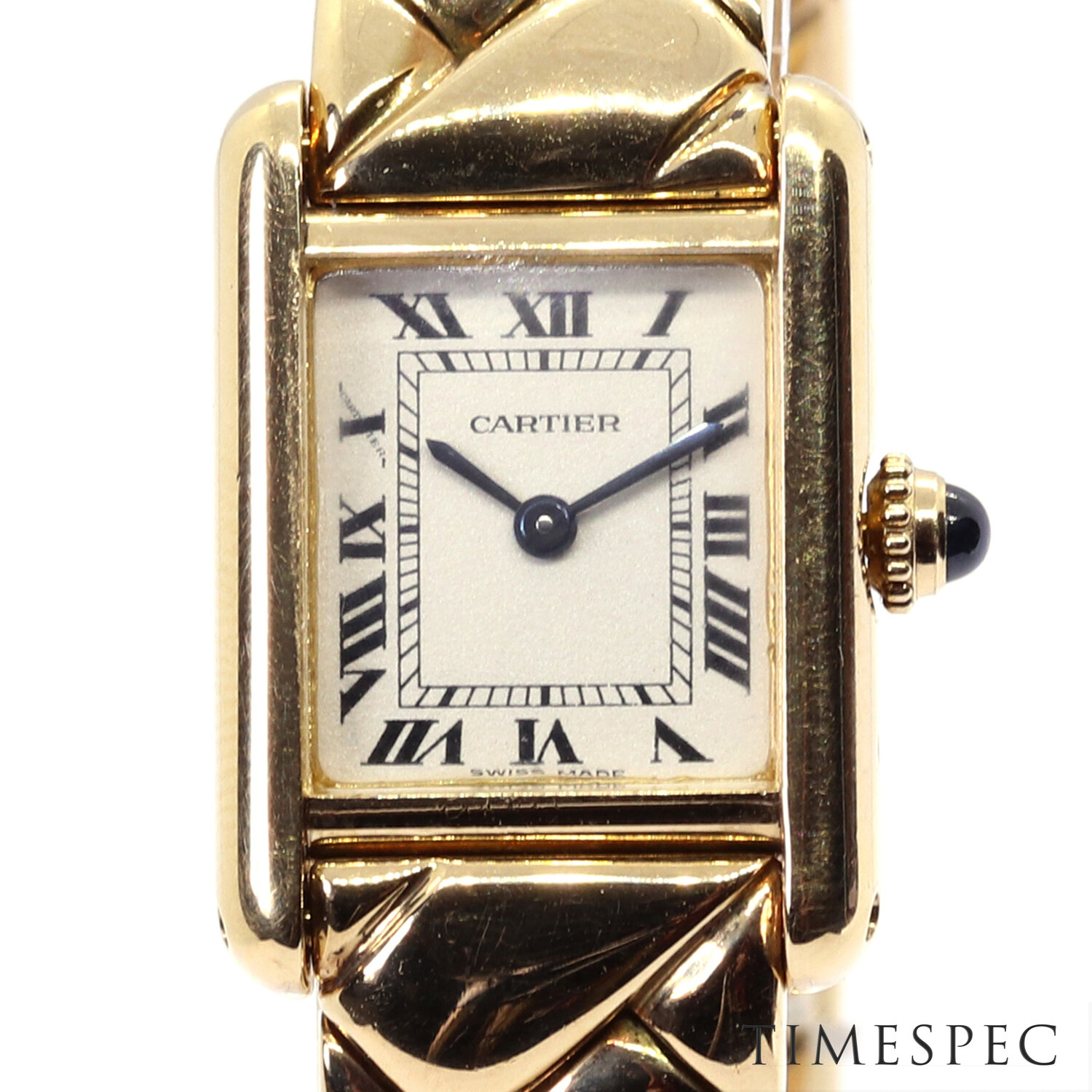Cartier Tank Louis, 18K Yellow Gold, Small model, Quartz movement, Ladies —  TIMESPEC