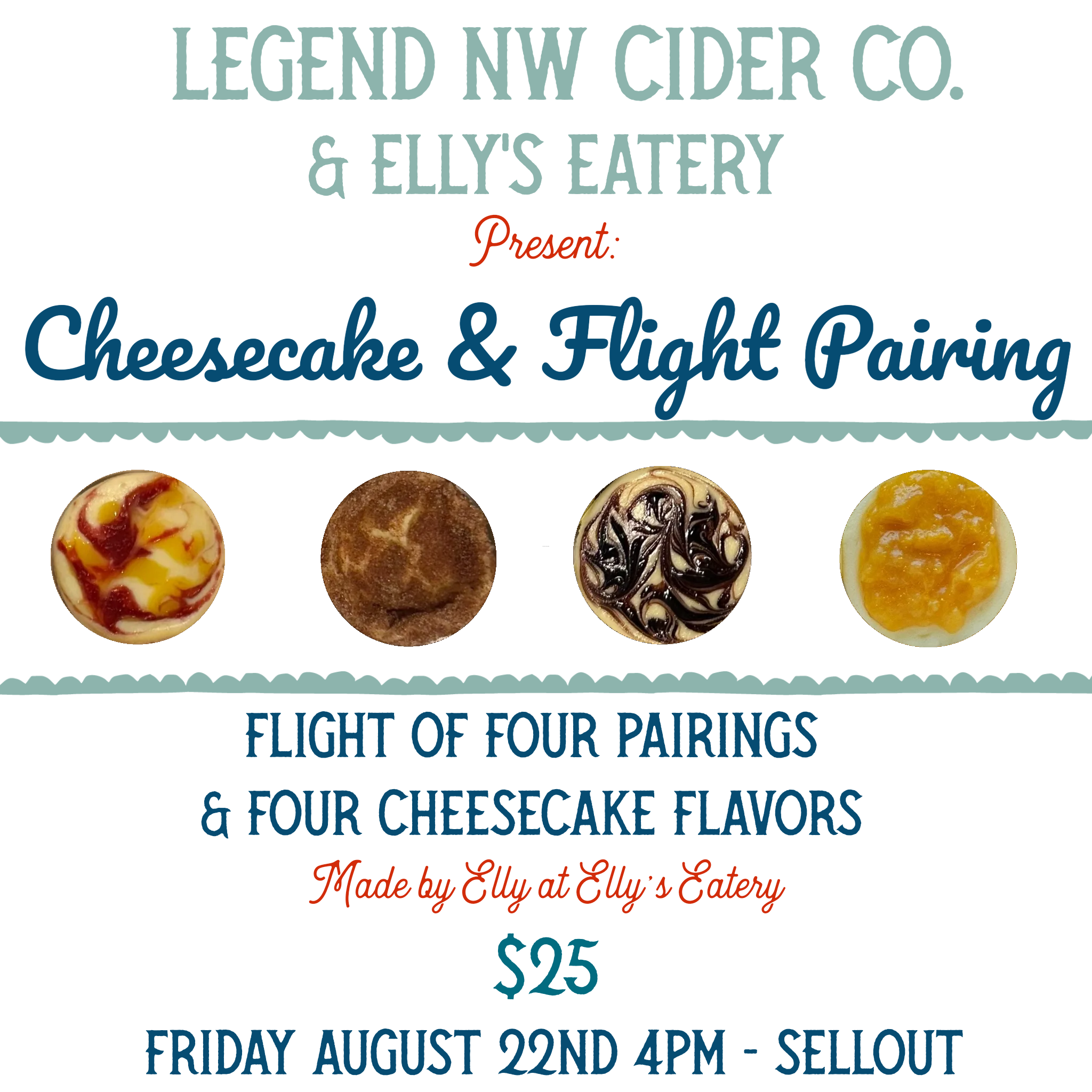 Cheesecake Flight Pairing