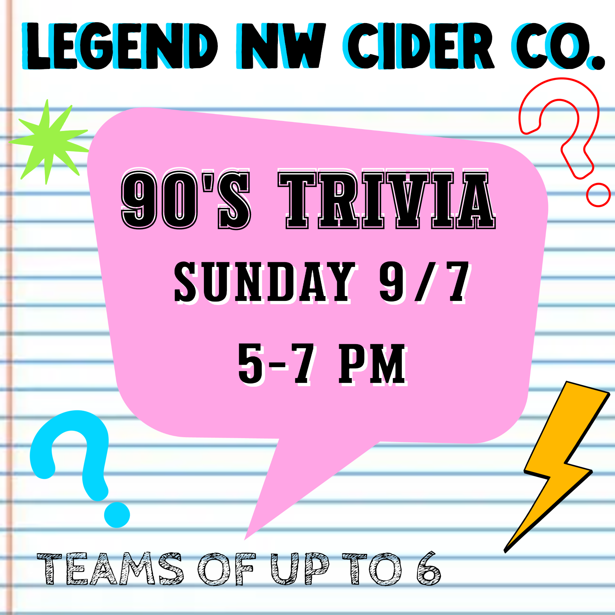 90's Themed Trivia