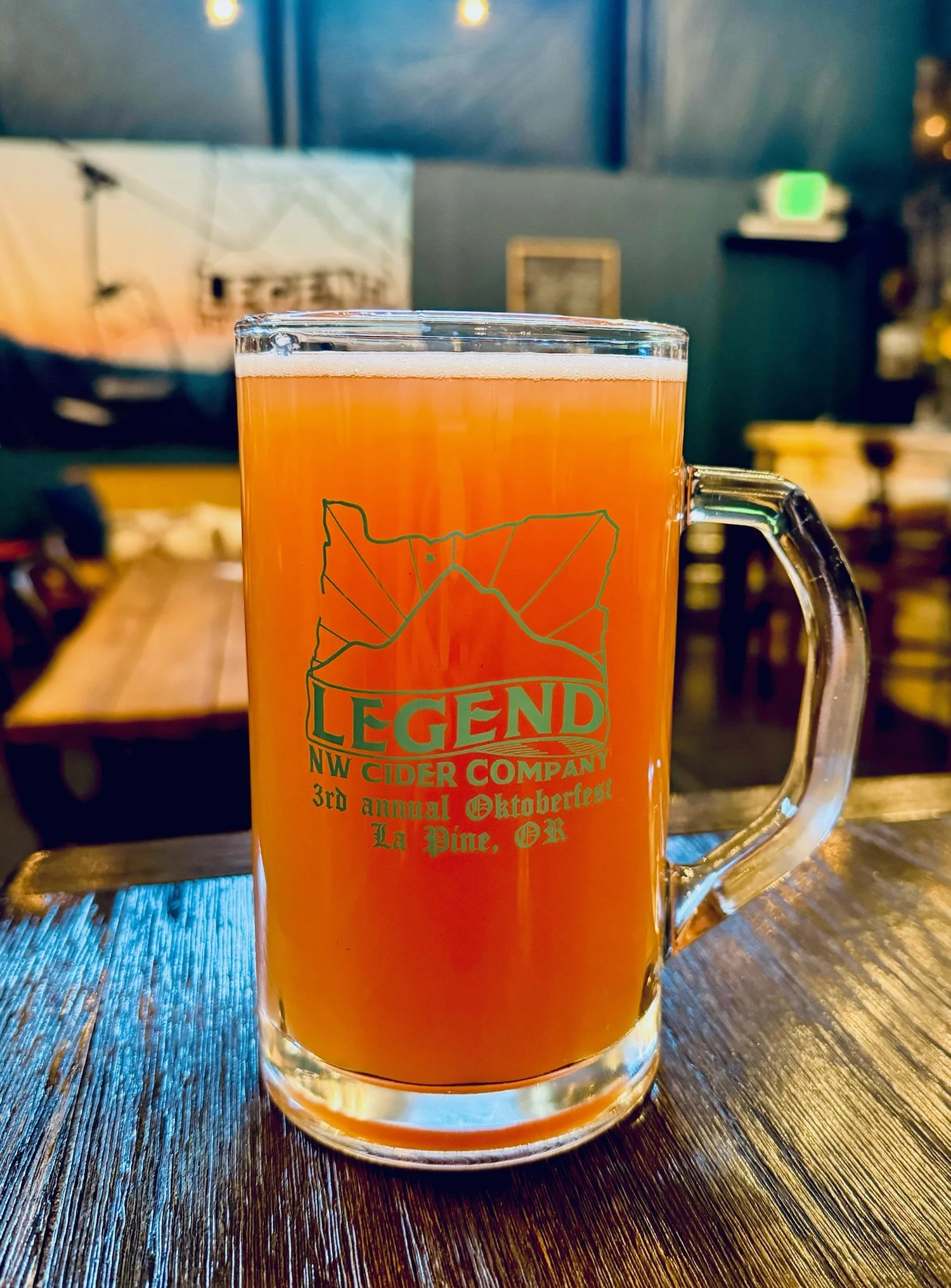 Menu 1 — Legend Cider