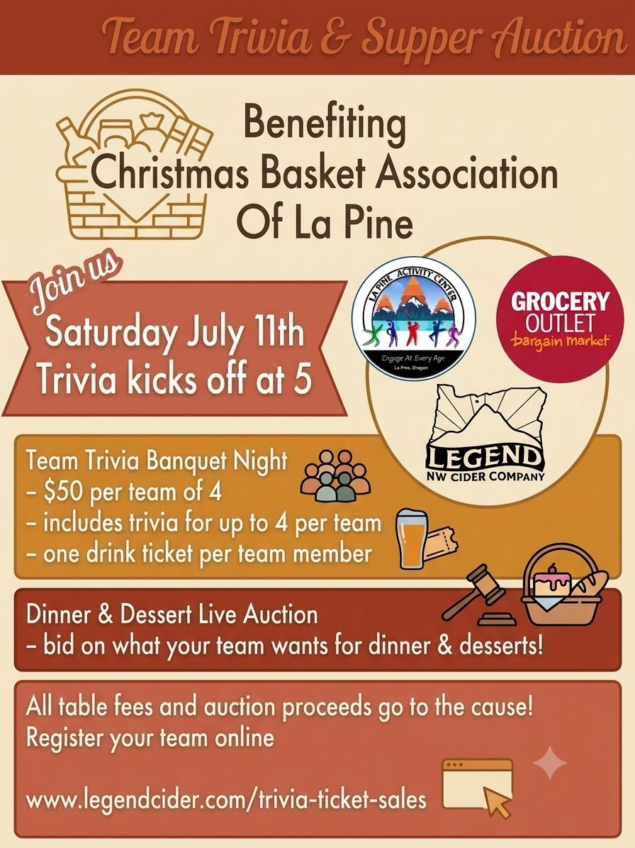 Team Trivia Fundraiser Table Ticket