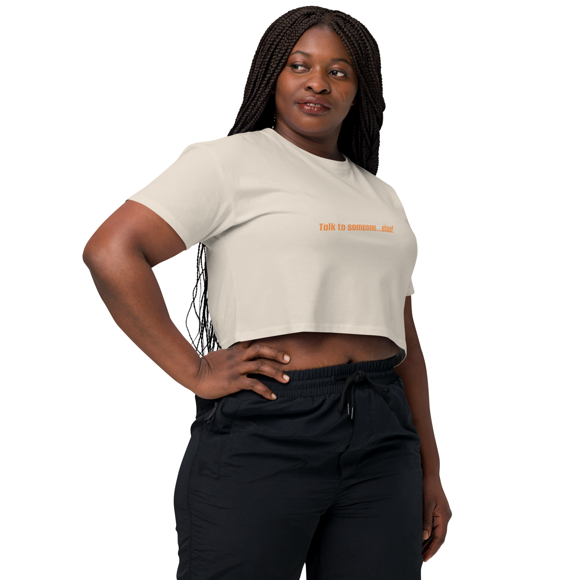 Nomad After Dark – Women's Relaxed Fit Crop Top