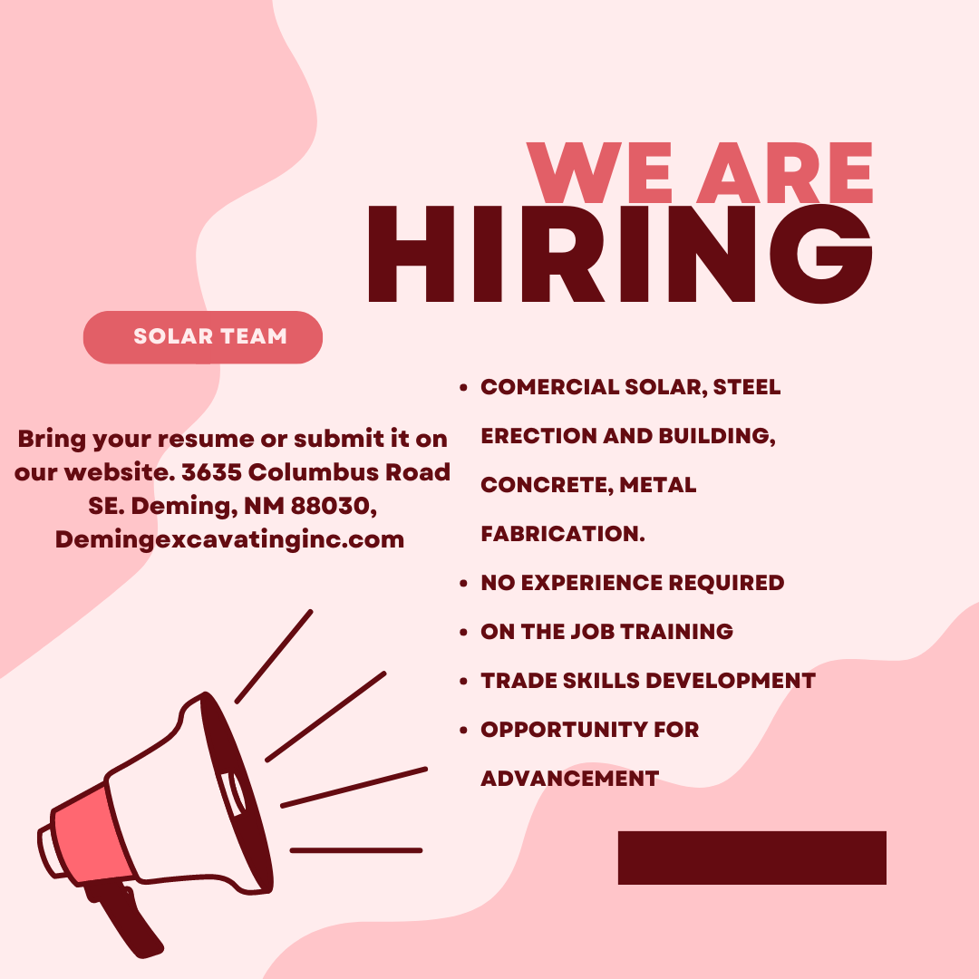 Job openings — LordsburgHidalgo Chamber of Commerce