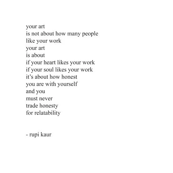 Never trade honesty for relatability 🙏🏻