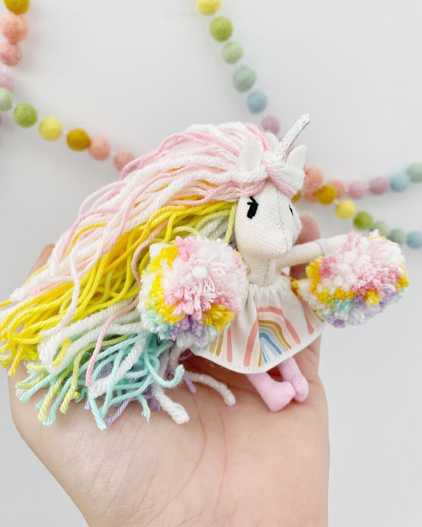 Tiny unicorn cheerleaders 🌈✨ in the shop today 3pm EST along with the rest of our back to school collection 🥰💕