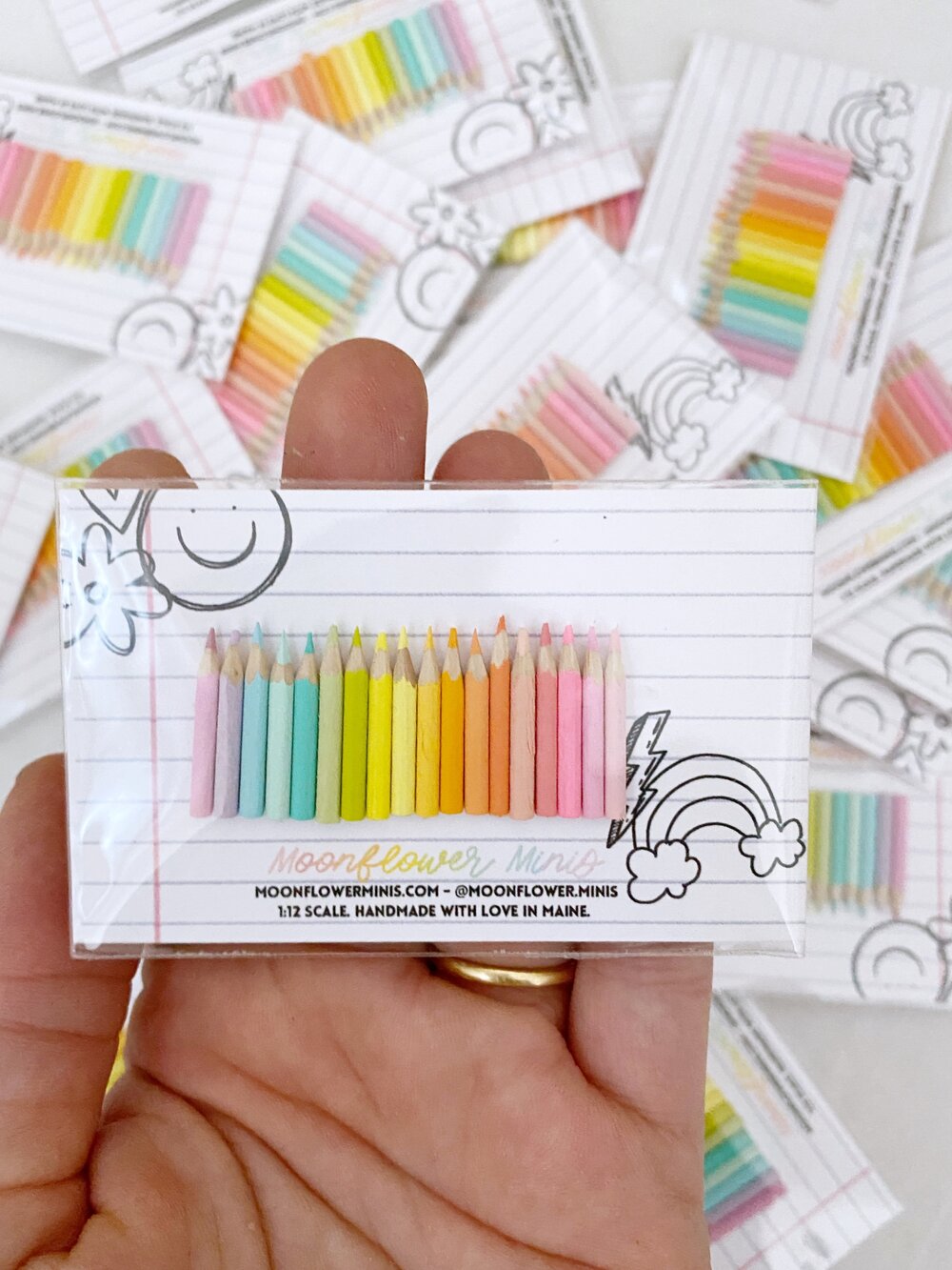 Miniature Colored Pencils — Moonflower Minis