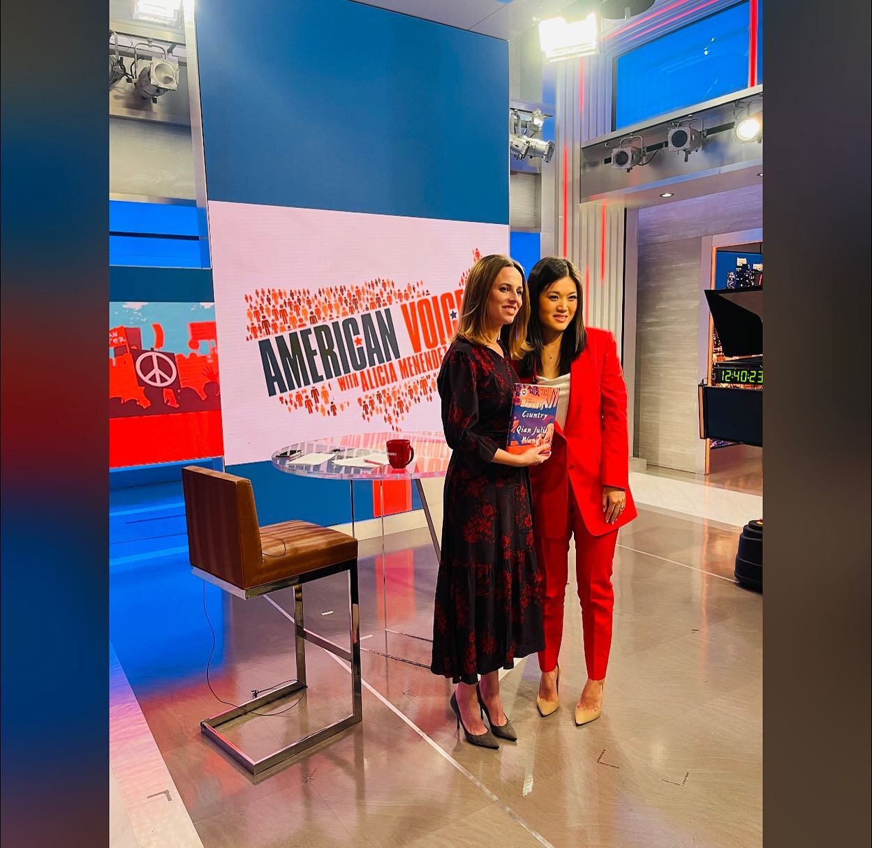 such an honor speaking to the trailblazing @aliciamenendezxo on @msnbc&rsquo;s American Voices. swipe through for a look behind the scenes and at a condensed video of our conversation. 💕