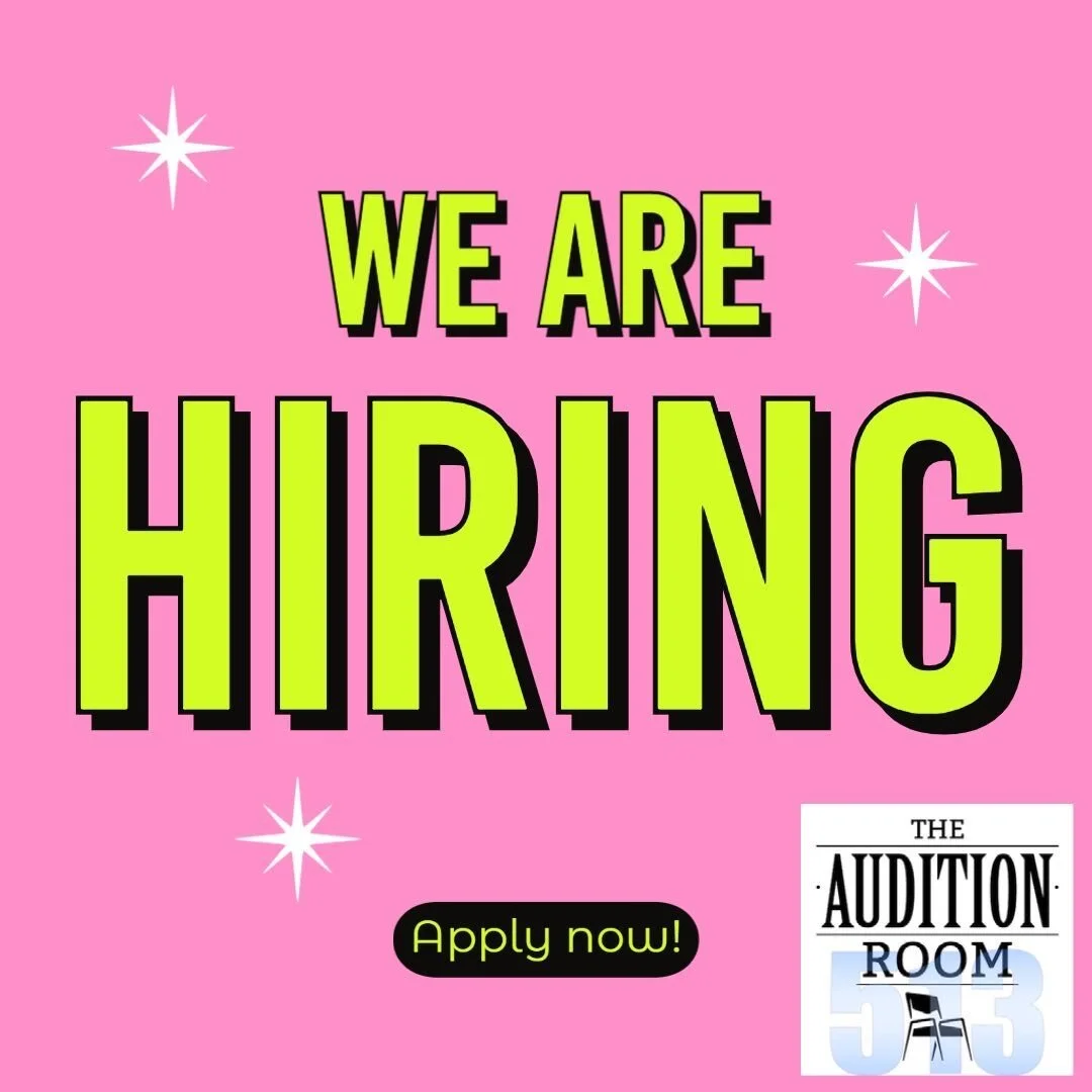 ✨We are looking to add a new member to team Audition Room 513✨
If you or someone you know is interested in coaching kids and teens acting classes and workshops please let us know🎬
Email all inquiries, experience and resume to 
Info@auditionroom513