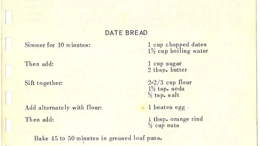 DATE BREAD #2
