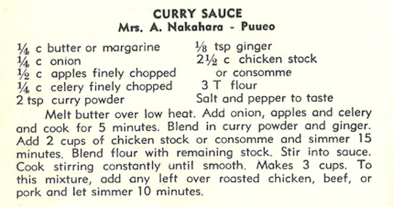 Curry Sauce