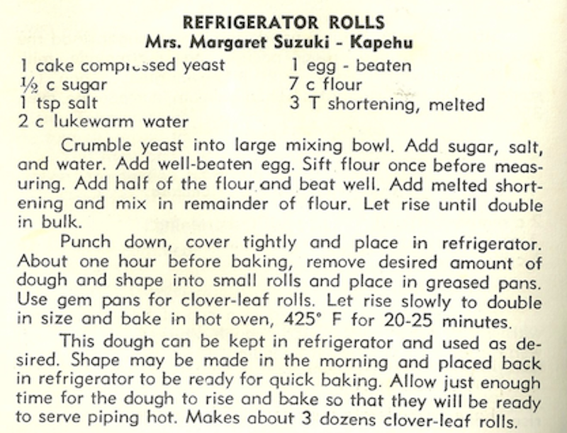 Refrigerator Rolls