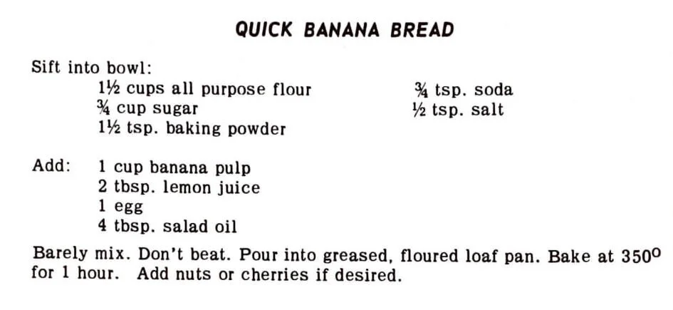 Quick Banana Bread