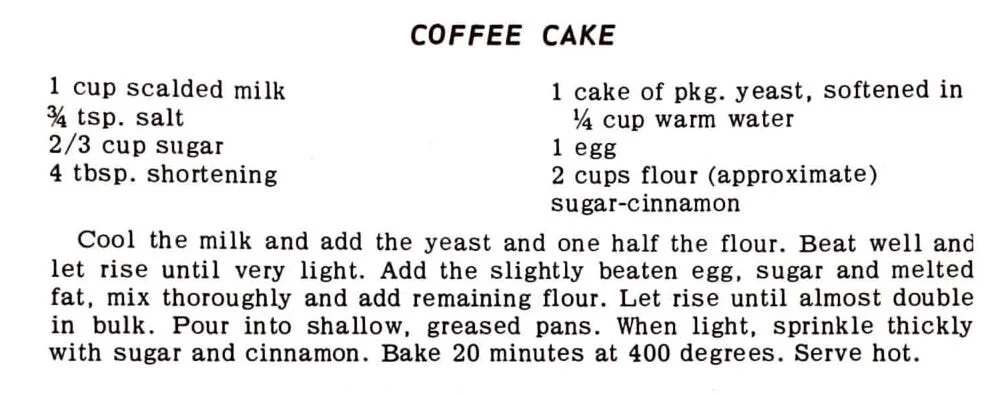 Coffee Cake #5