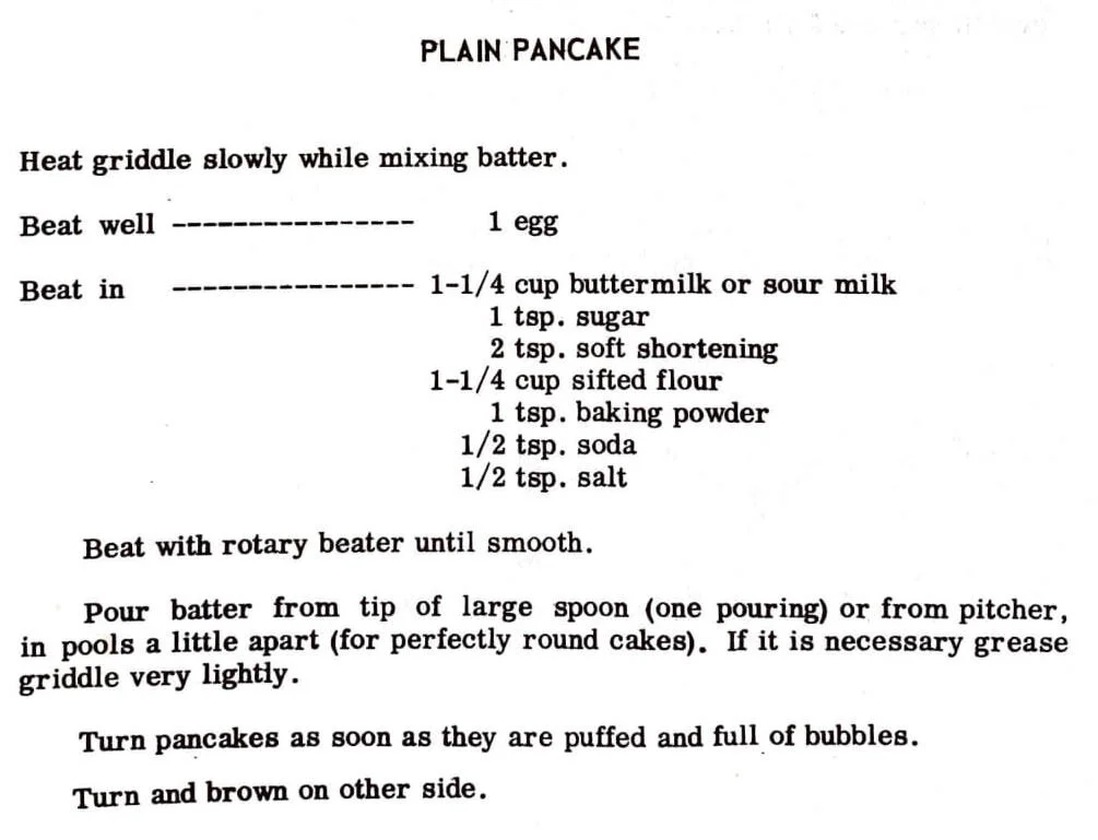 Plain Pancake