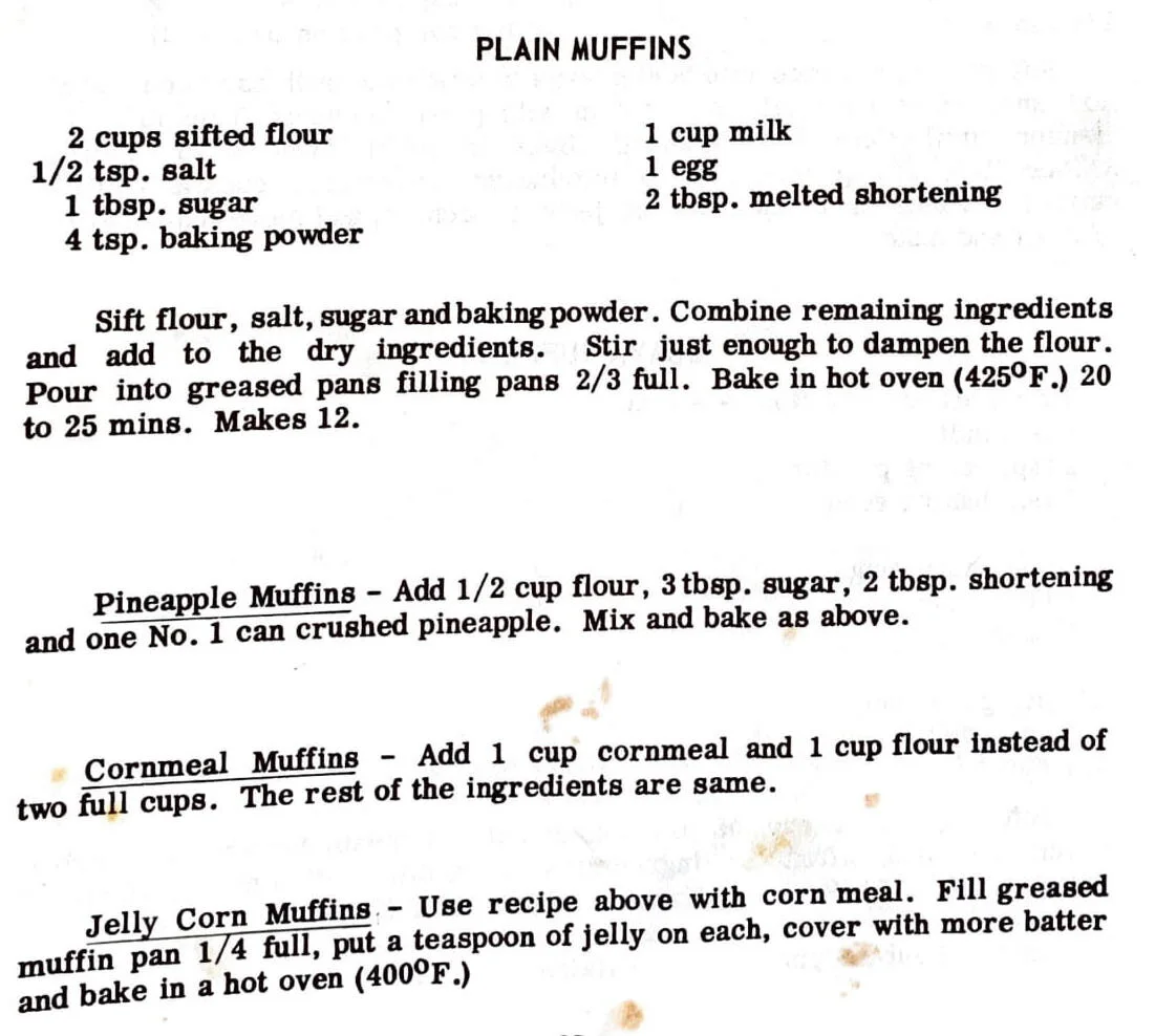 Plain Muffins
