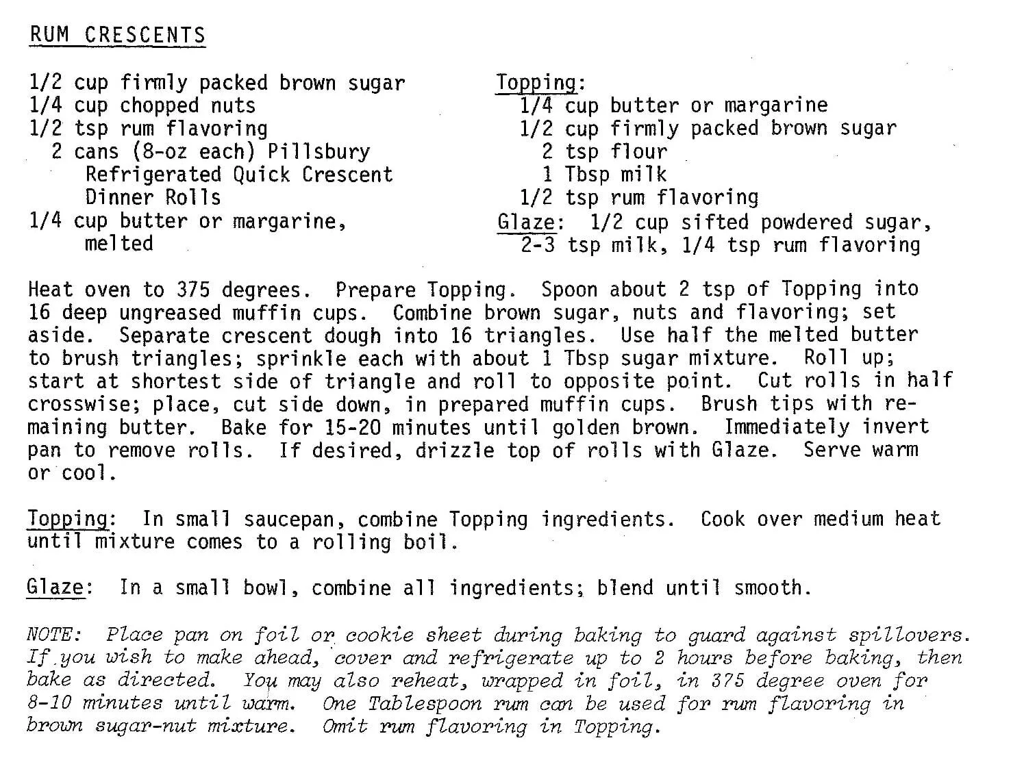 Rum Crescents