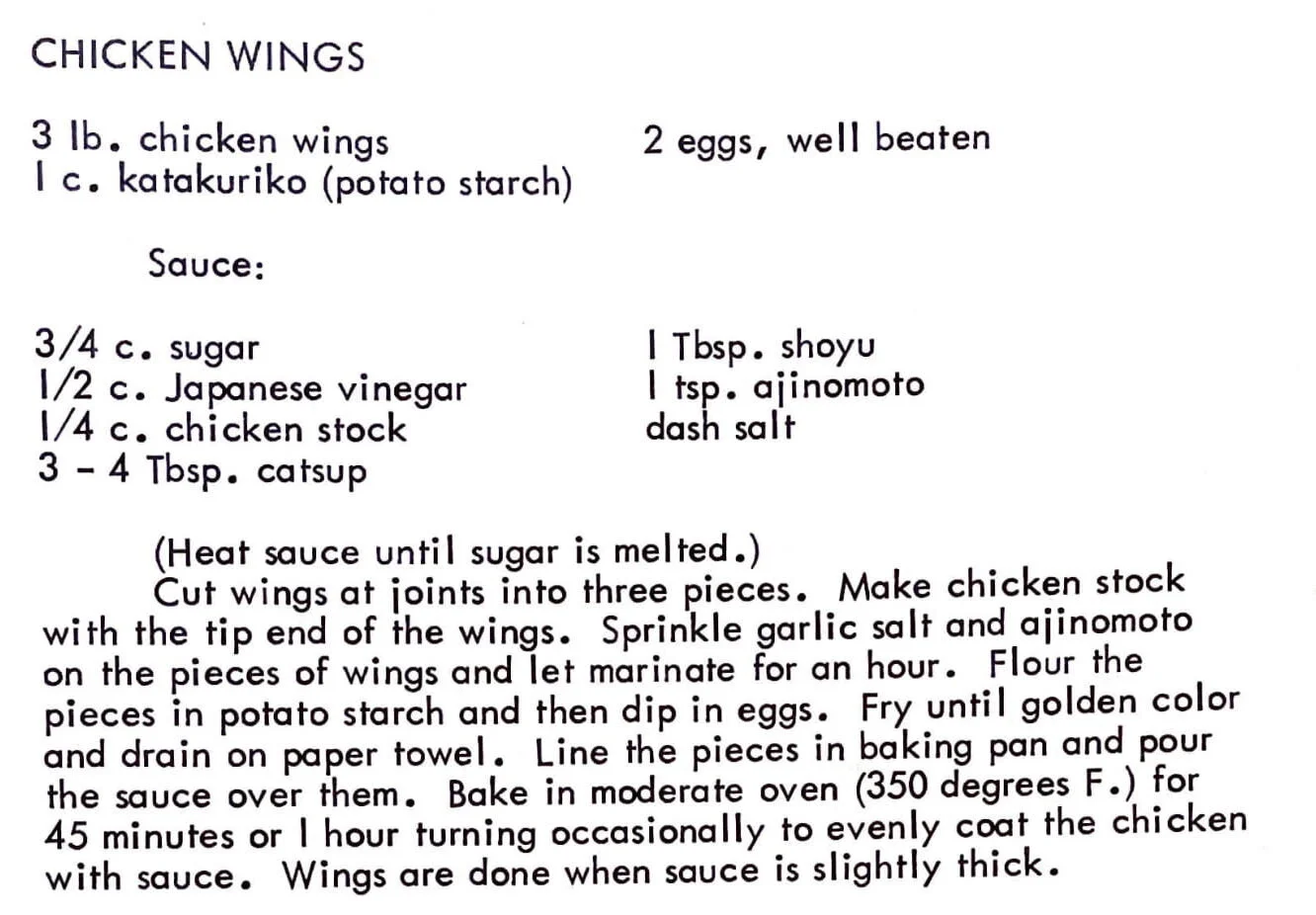 Chicken Wings