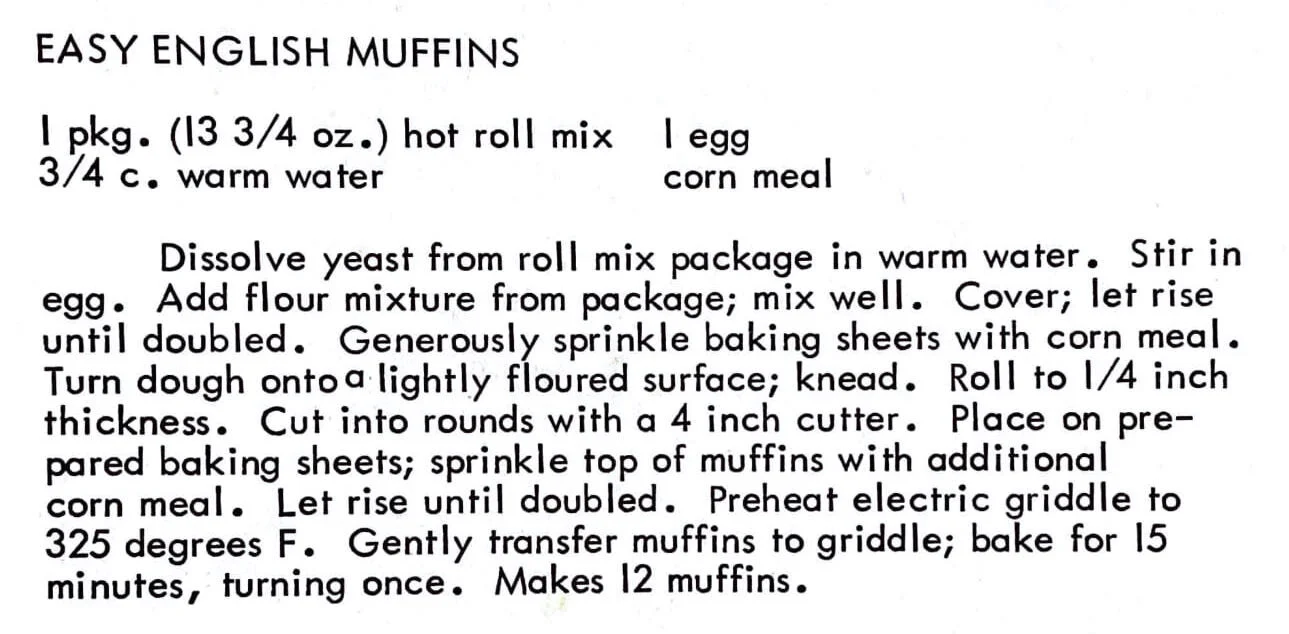 Easy English Muffins