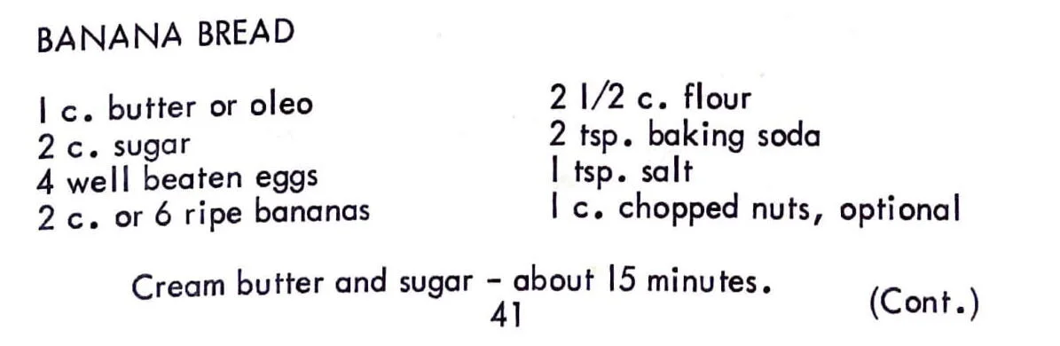 Banana Bread