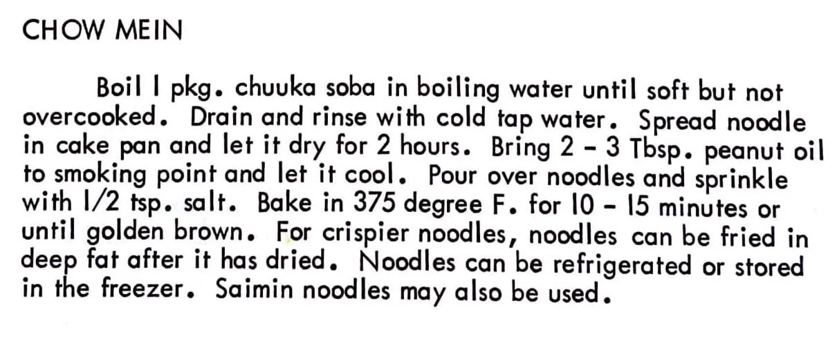 Chow Mein