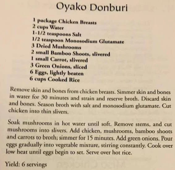 Oyako Donburi