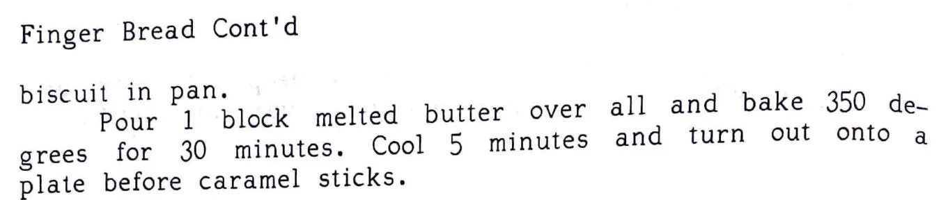 Finger Bread