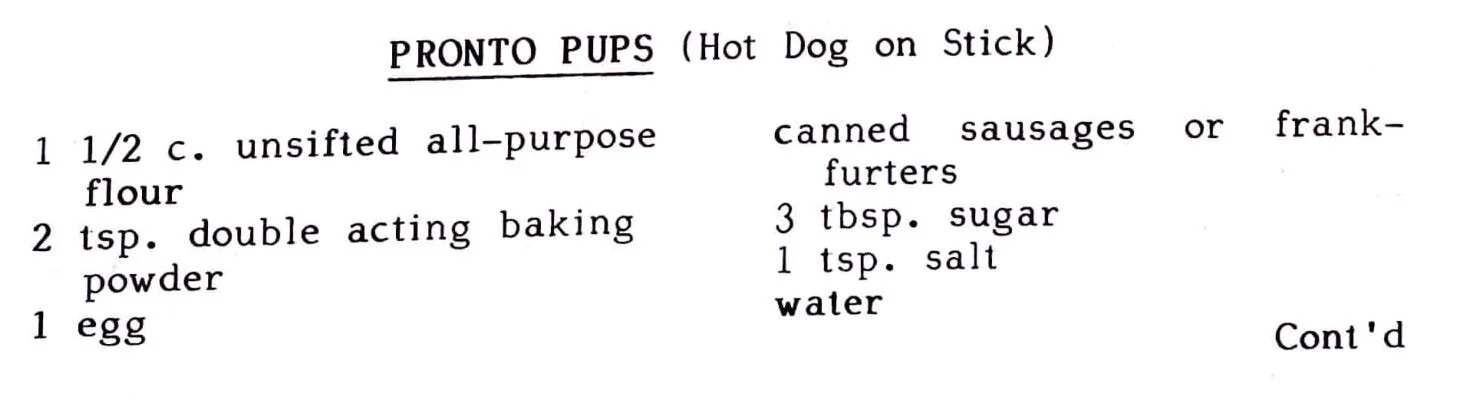 Pronto Pups (Hot Dog on Stick)