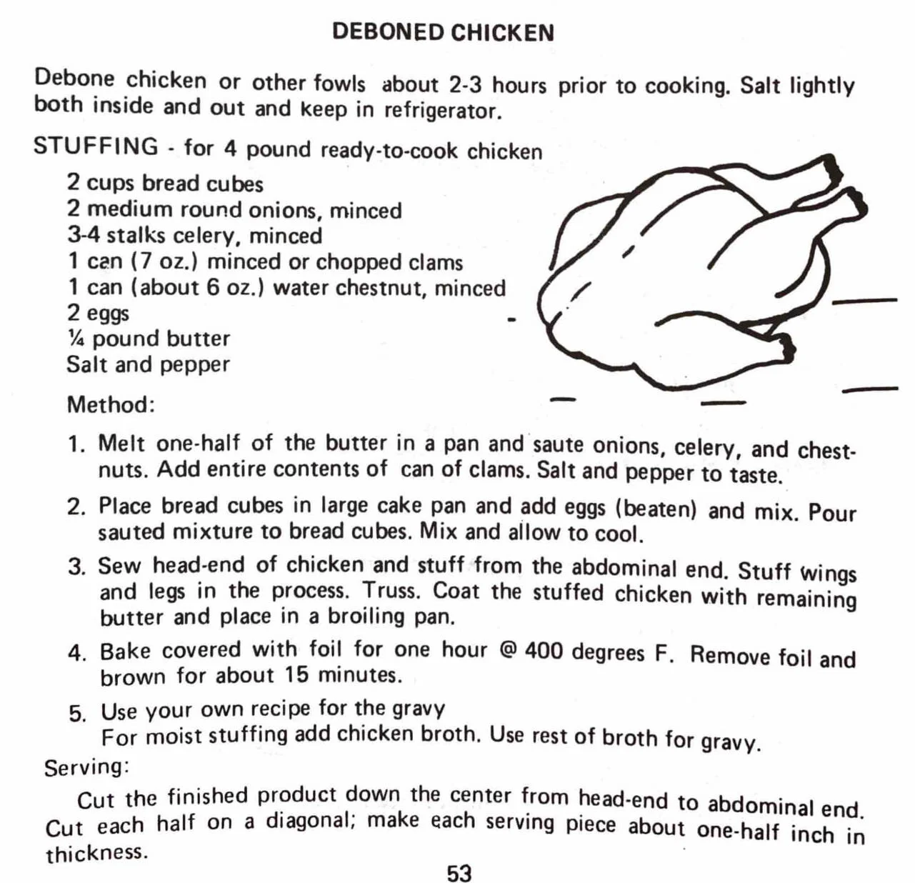 Deboned Chicken