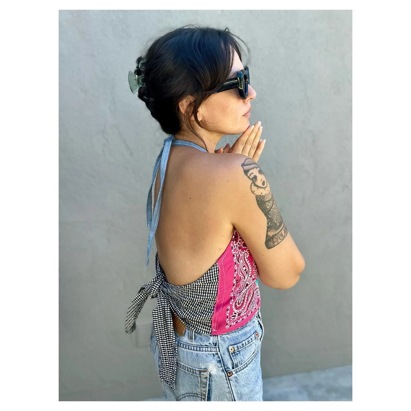 DLG Patchwork Bandana Tops 

100% Cotton 

Patchwork designs

One of a kind

$40

2 available