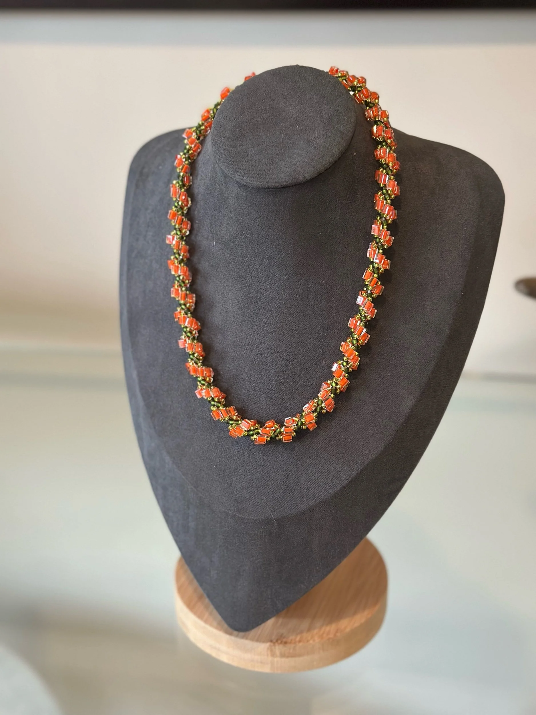No. 04, Hand Beaded Rope Necklace