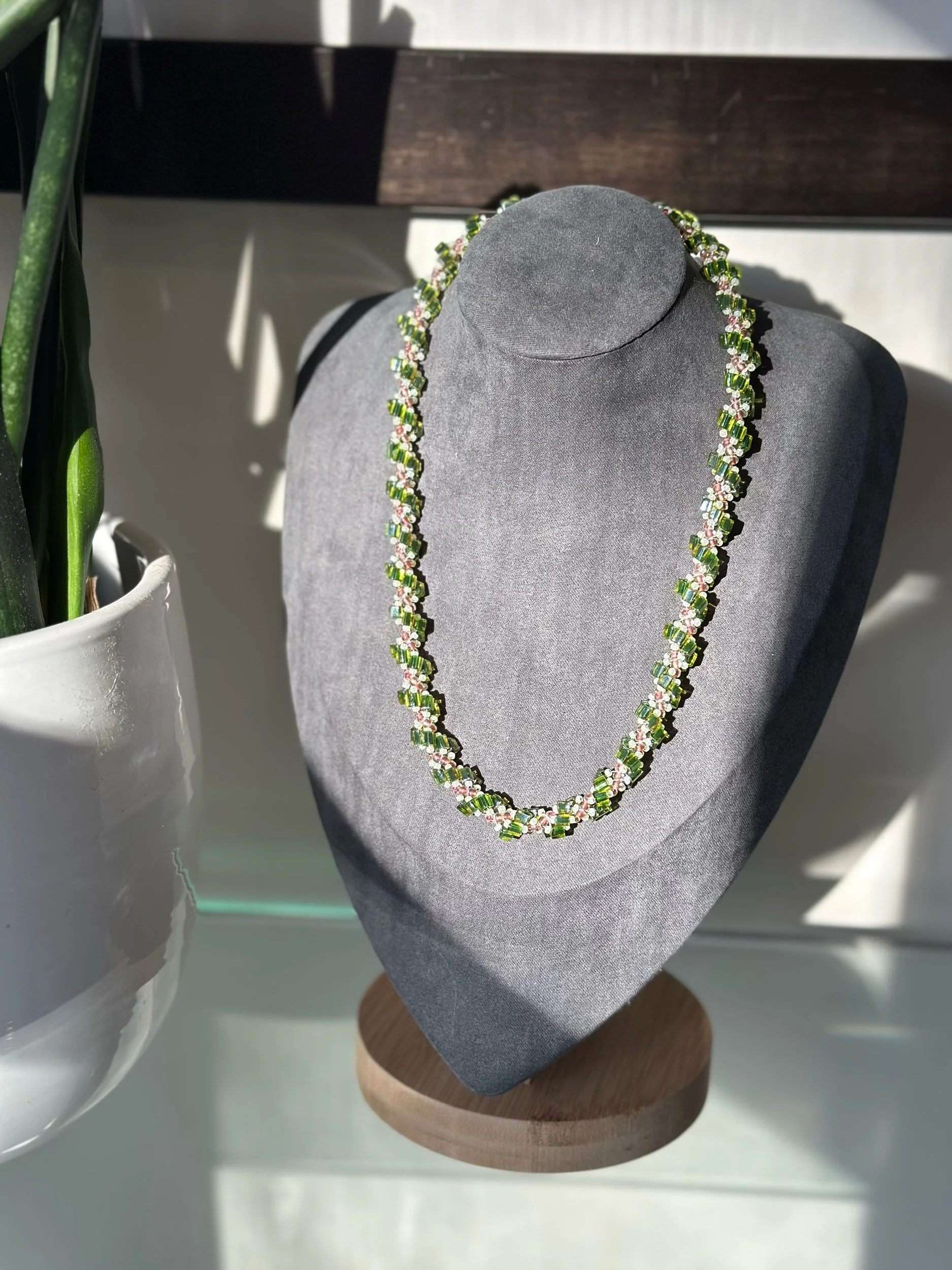 No. 08 Hand Beaded Rope Necklace