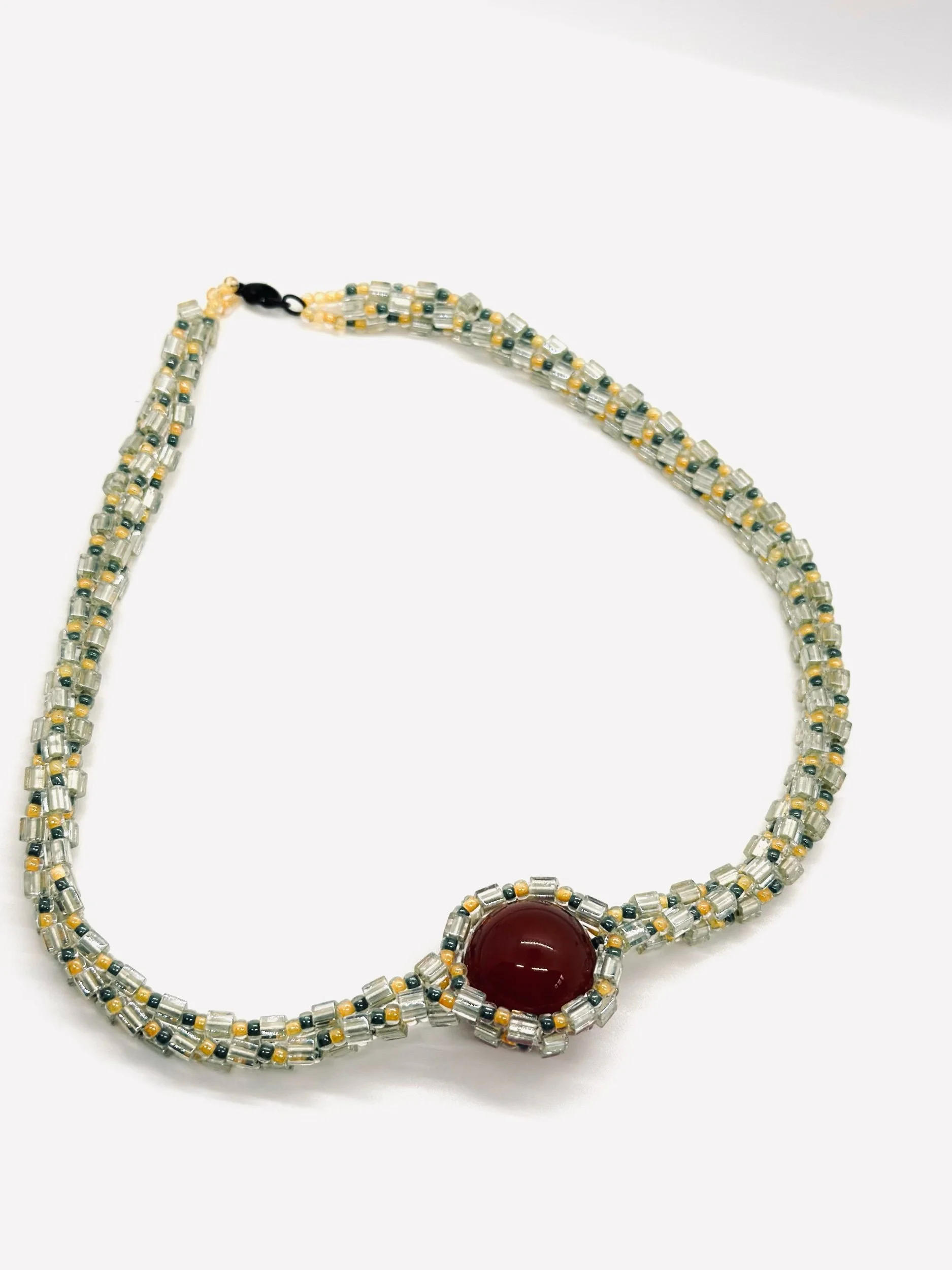 No. 026, Hand Beaded Necklace